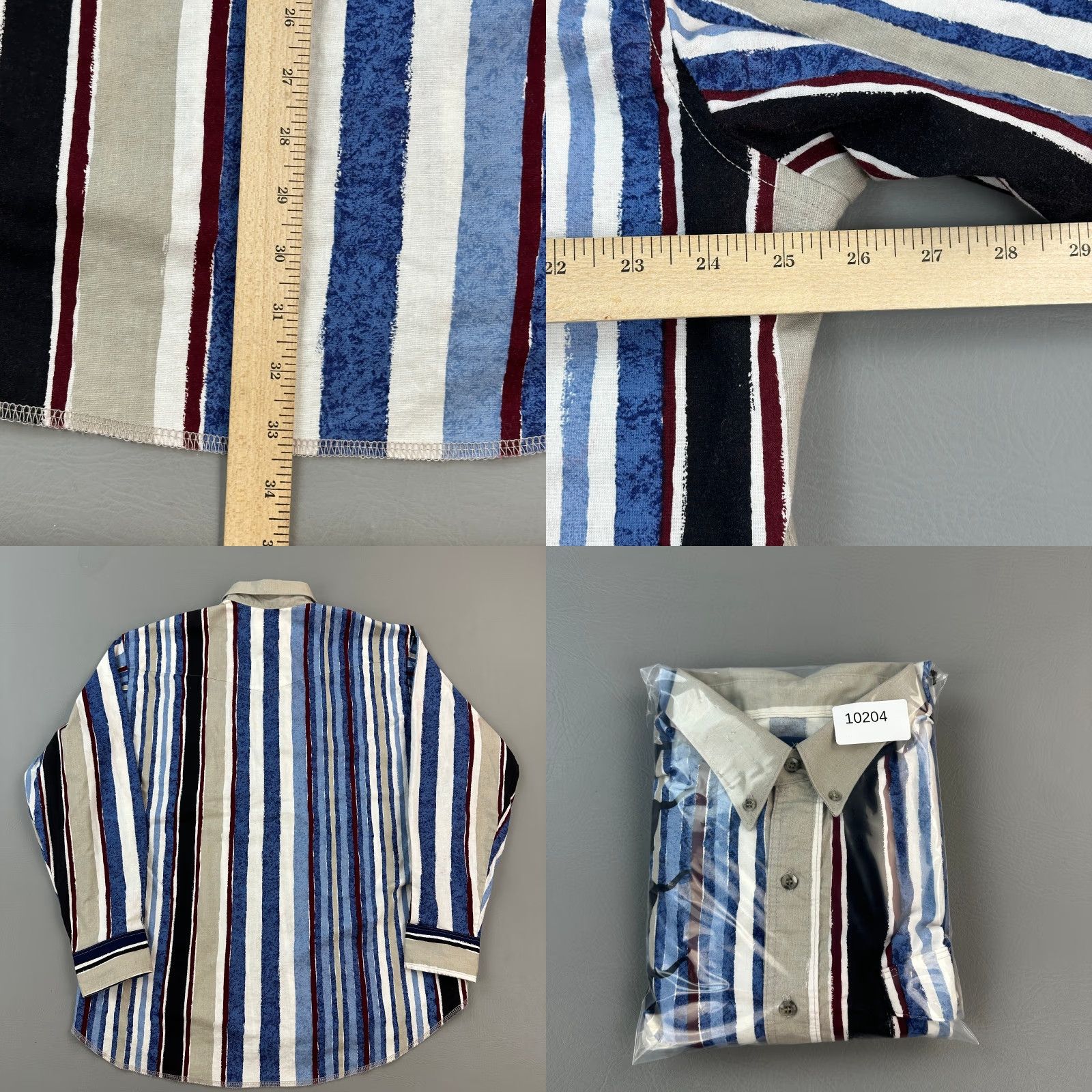 Wrangler VINTAGE Wrangler Western Shirt Mens XL Blue Striped Longhorn Cowboy Rodeo 90s Size US XL / EU 56 / 4 - 8 Thumbnail