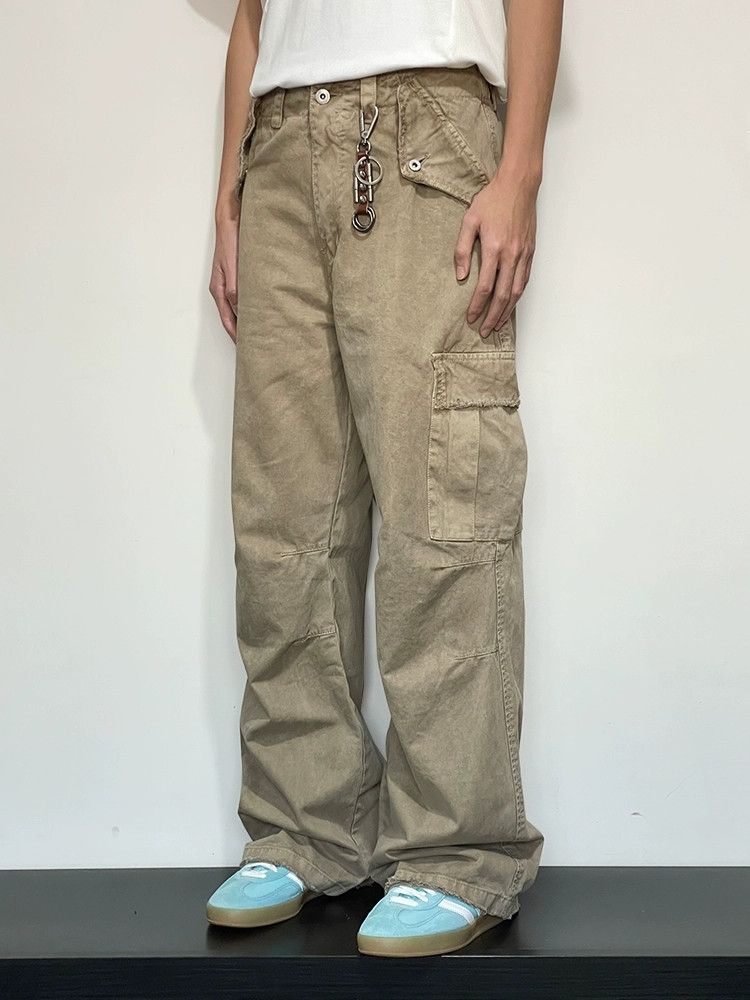 utility outdoor sports cargo skate hiphop faded pants