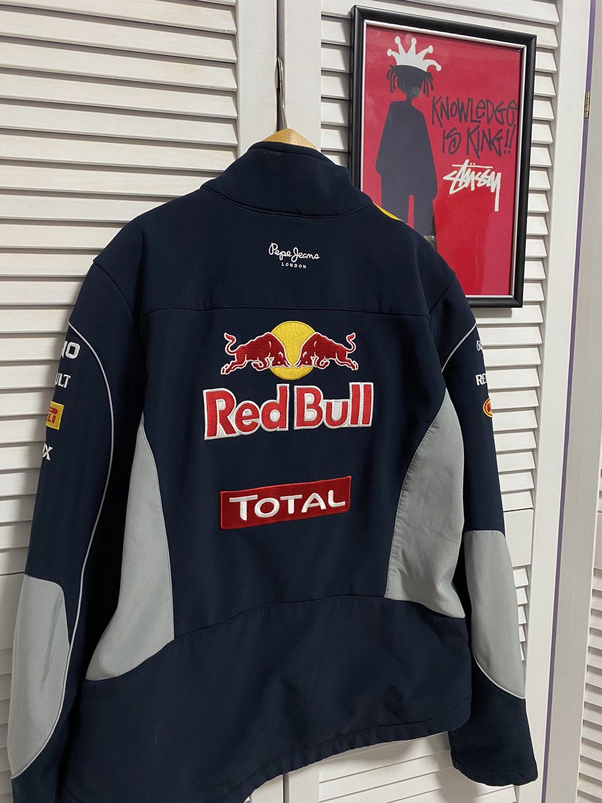 Red Bull Pepe Jeans Racing Jacket Formula F1 RedBull SoftShell Size M / US 6-8 / IT 42-44 - 6 Thumbnail