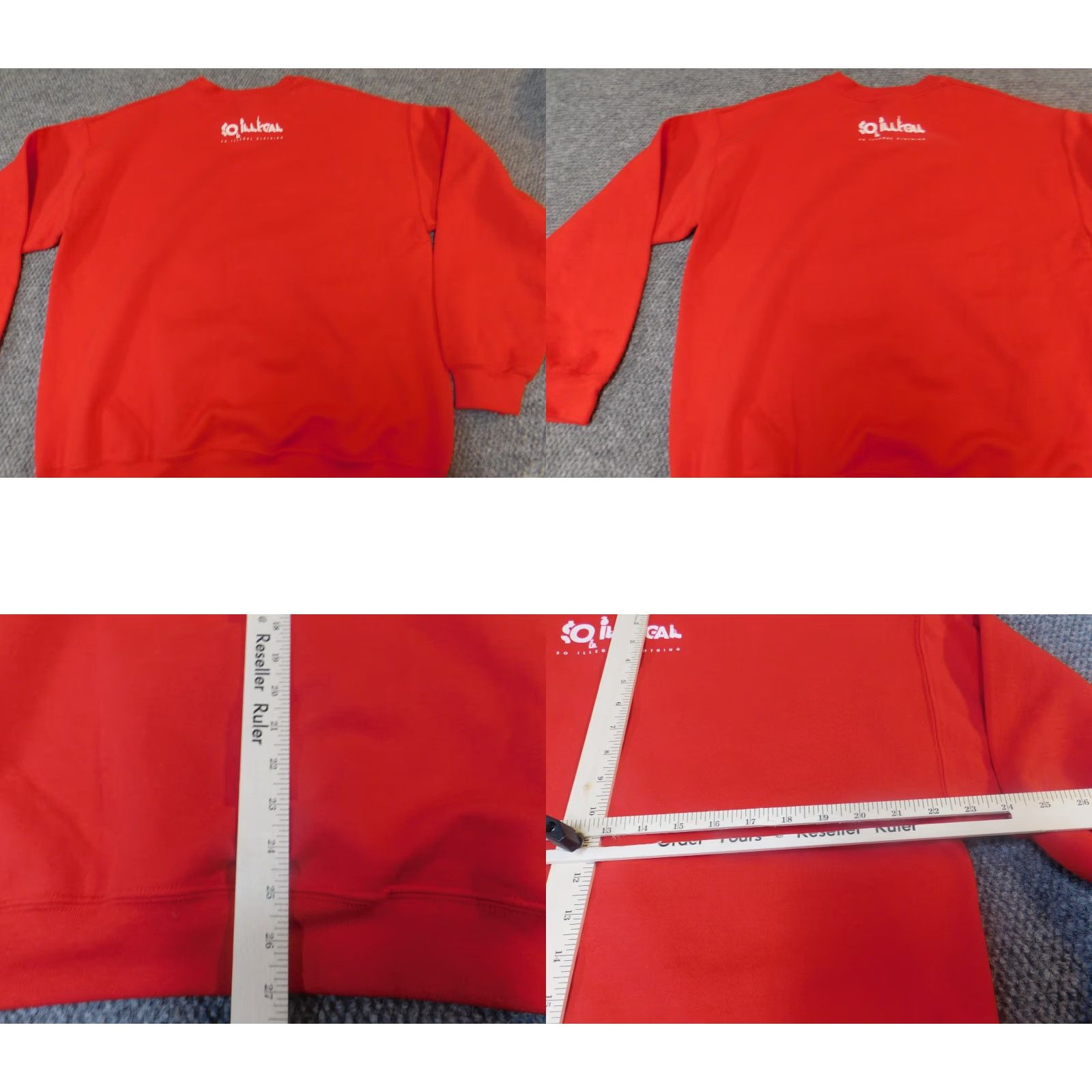 Gildan Gildan Sweater Mens L Red Crew Neck Pullover Knit 1/4 Zip Holiday Blemish Size US L / EU 52-54 / 3 - 8 Thumbnail