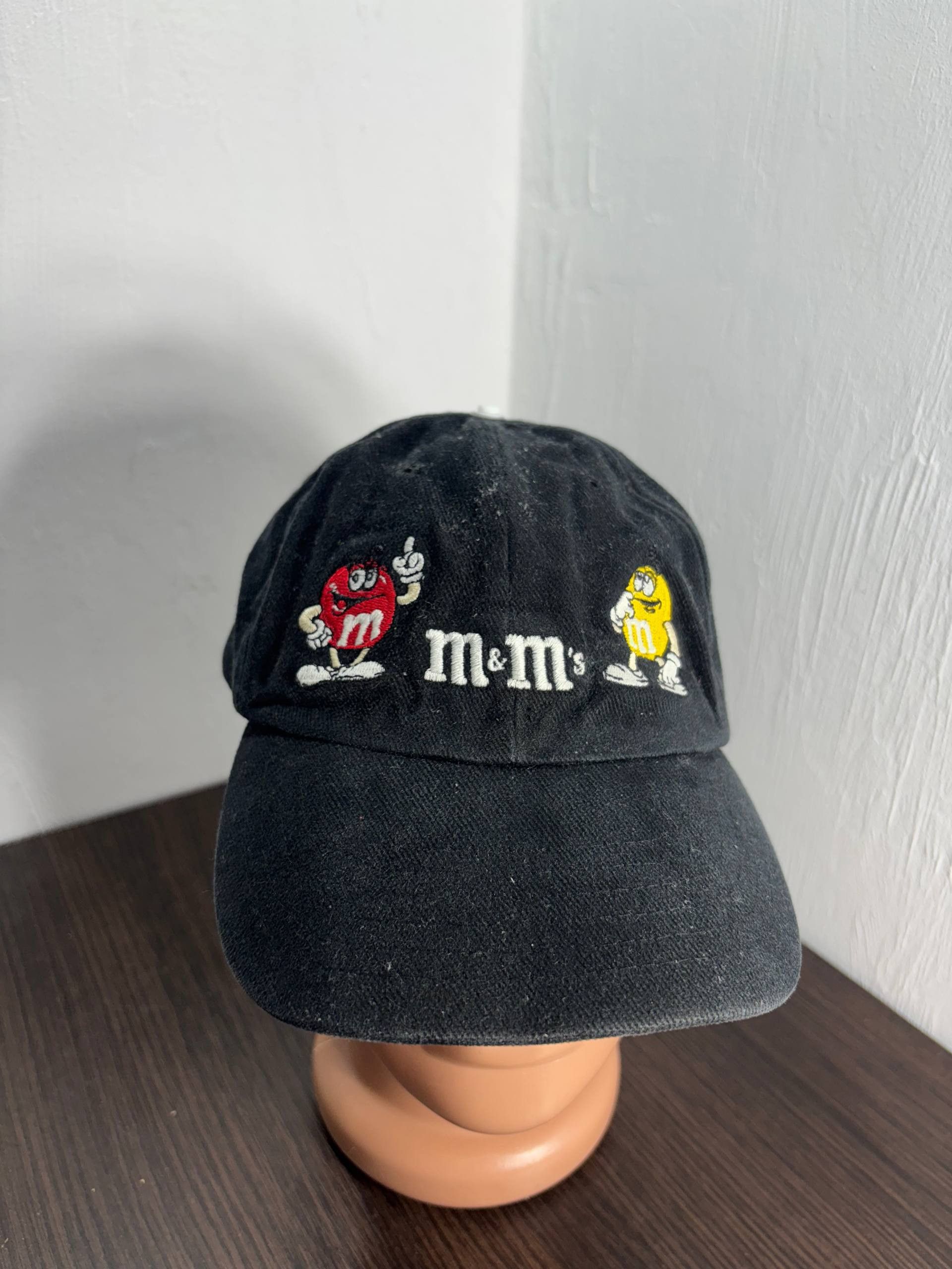 NASCAR Vintage M&M’s Nascar Racing Cap Hat Velvet Regular Sz Size ONE SIZE - 3 Thumbnail