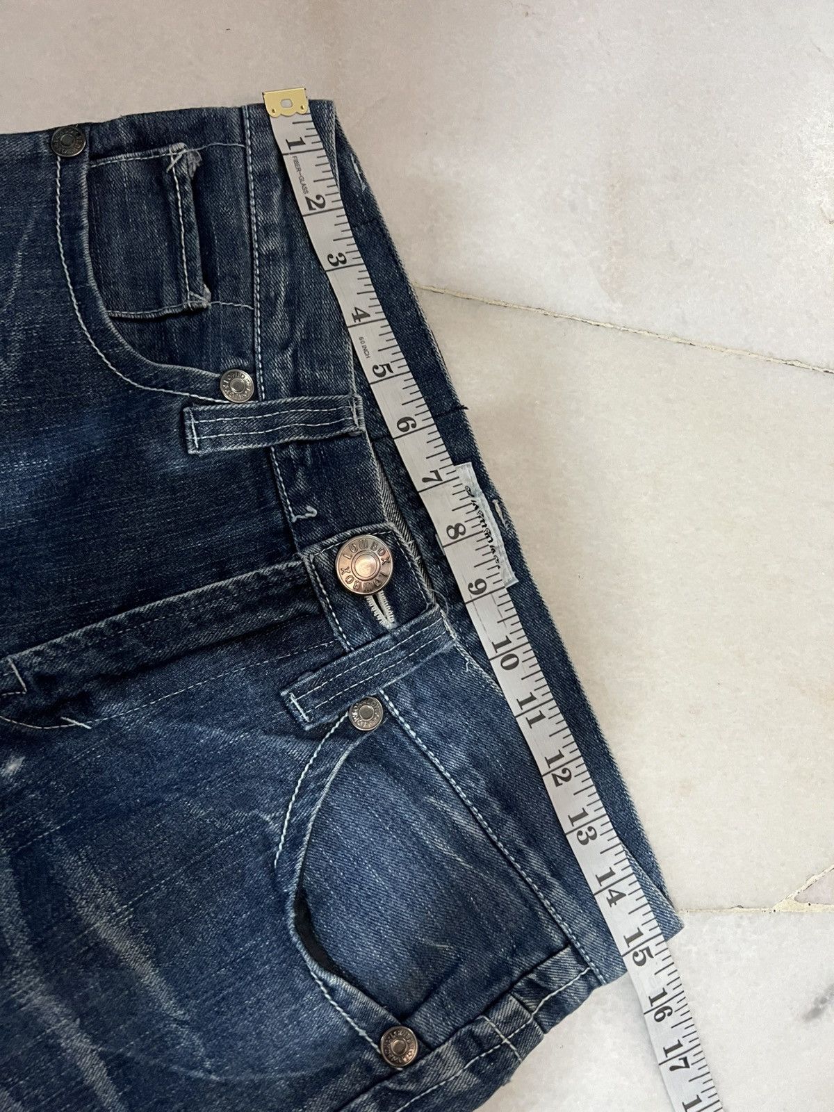 If Six Was Nine × Japanese Brand × Seditionaries 🌈90’s style Lowbox Washed Honeycomb Punk Jean Size US 30 / EU 46 - 10 Thumbnail