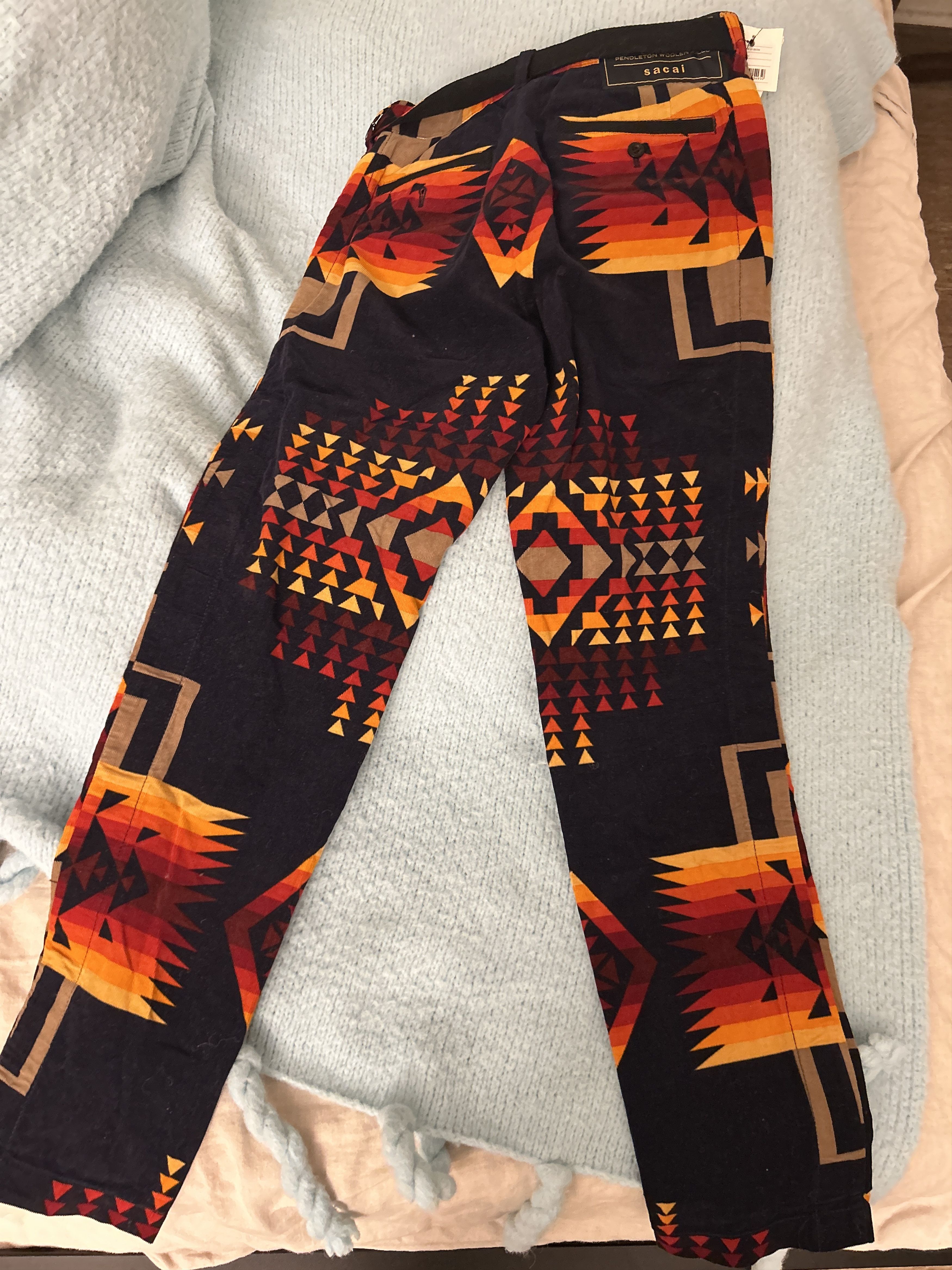 Pendleton × Sacai Sacai Pendleton corduroy pants navajo size 2 Size US 30 / EU 46 - 3 Thumbnail