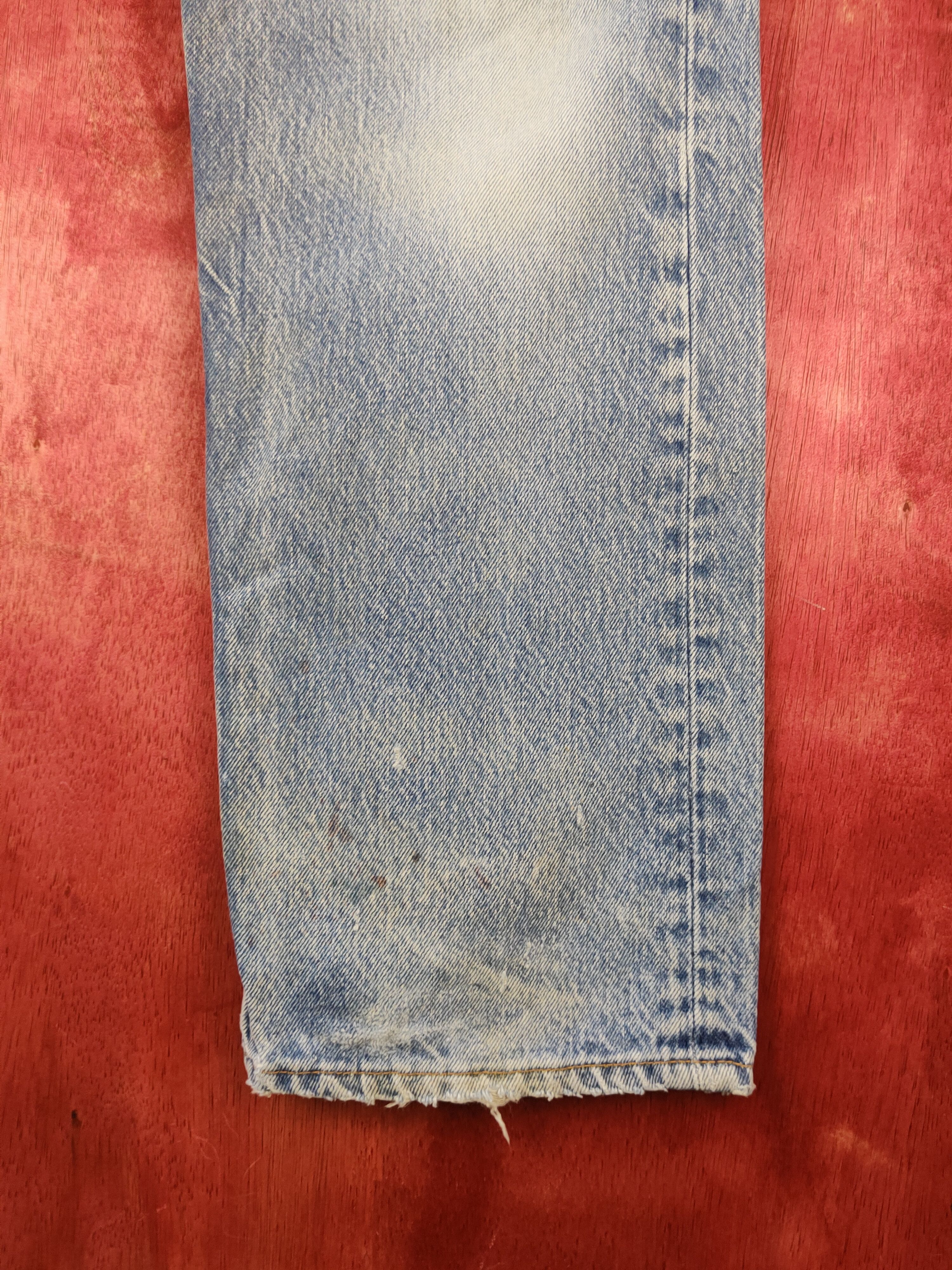 Levi's DL 501 Levi's Blue Distressed Denim vintage Pants #S1373 Size US 33 - 7 Thumbnail