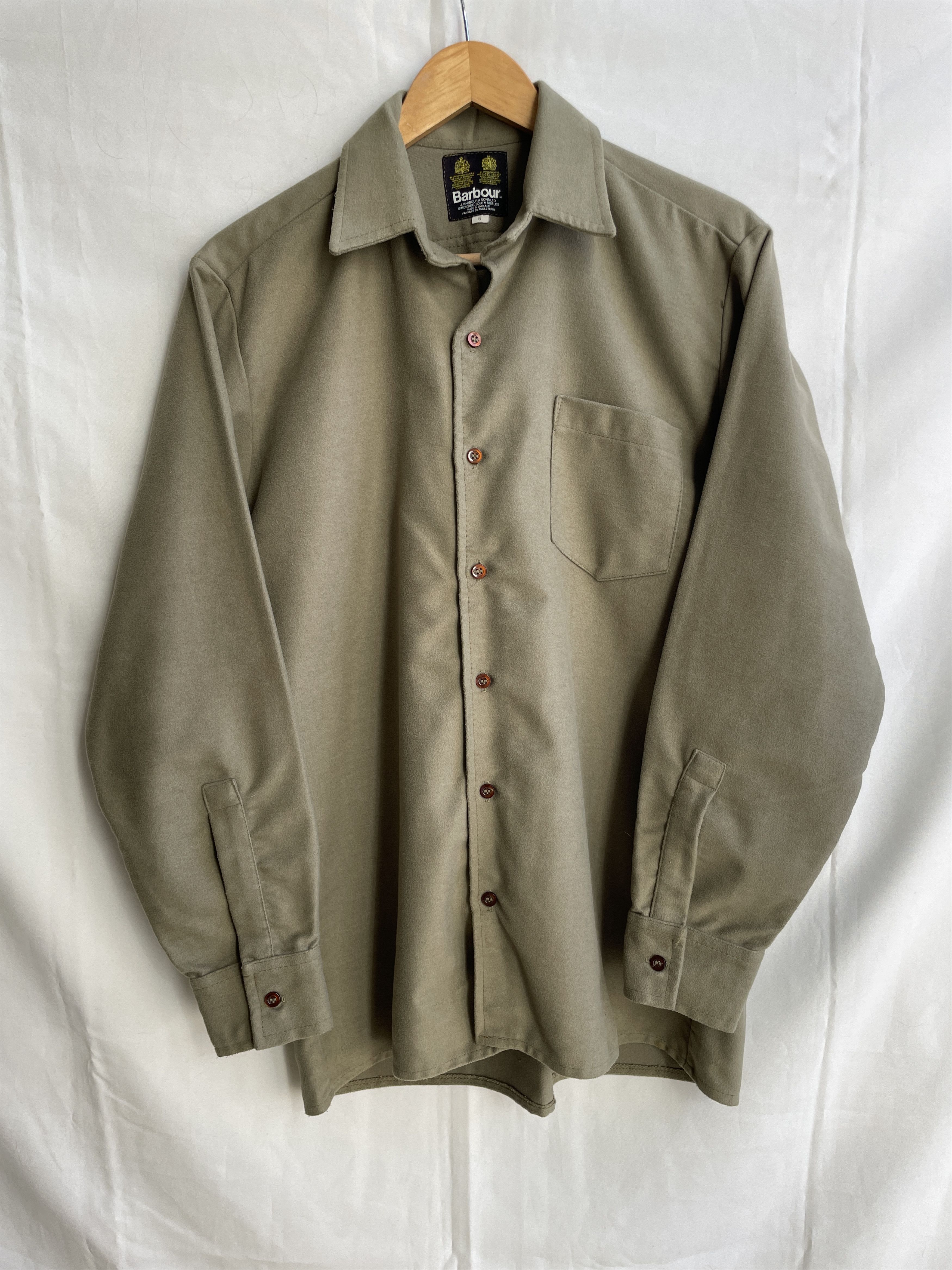 Barbour Barbour Vintage 80's Moleskin Hunting Shooting Shirt Size US S / EU 44-46 / 1 - 1 Thumbnail