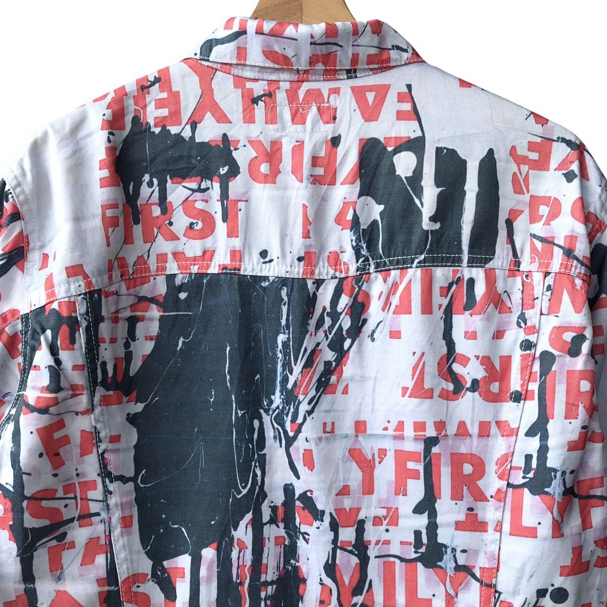 Designer Family First Milano Vandal Full Print Light Trucker Jacket Size US L / EU 52-54 / 3 - 4 Thumbnail