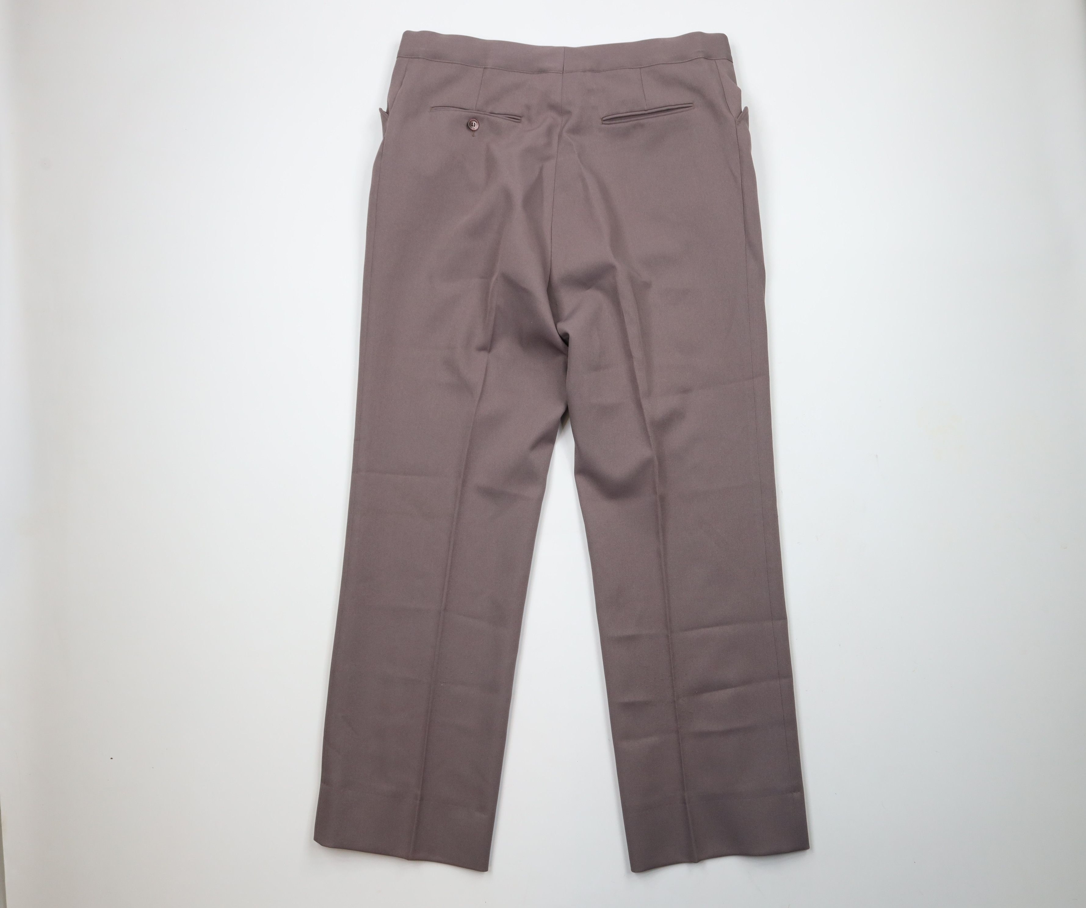 Vintage Vintage 70s Streetwear Wide Leg Bell Bottoms Pants Taupe USA Size US 36 / EU 52 - 7 Thumbnail
