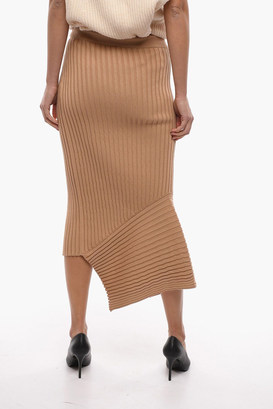 Stella McCartney og1mm0824 Skirt With Wide Slit in Brown Size 28" / US 6 / IT 42 - 2 Thumbnail