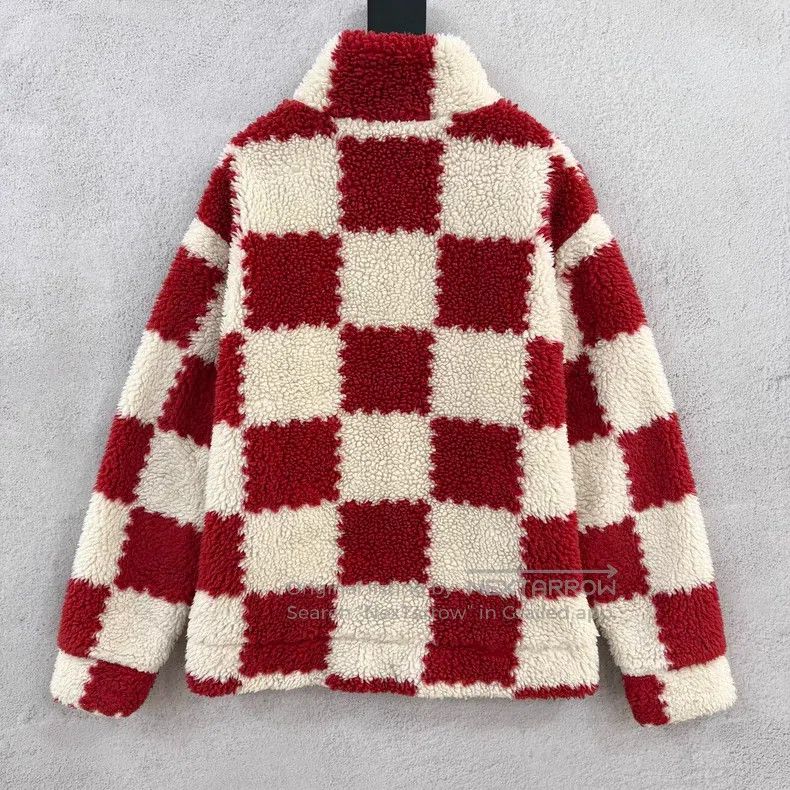 Louis Vuitton Louis Vuitton Nigo Signature Red Checkerboard Polar Fleece Size US L / EU 52-54 / 3 - 2 Thumbnail