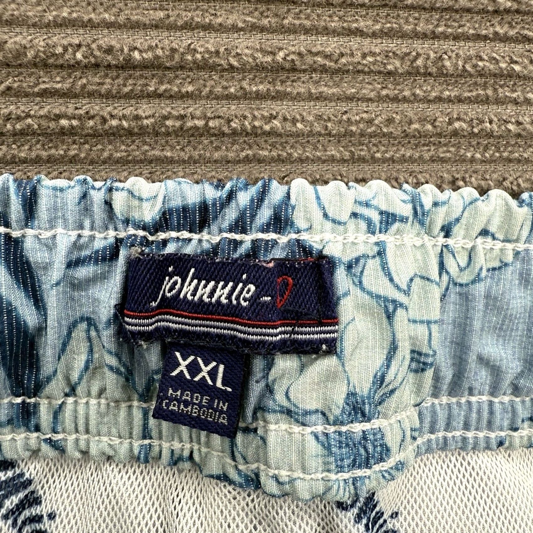 johnnie-O johnnie-O Jaffa Board Short Men 2XL Floral Print Drawstring Lined Beach Swim Size US 39 - 3 Thumbnail