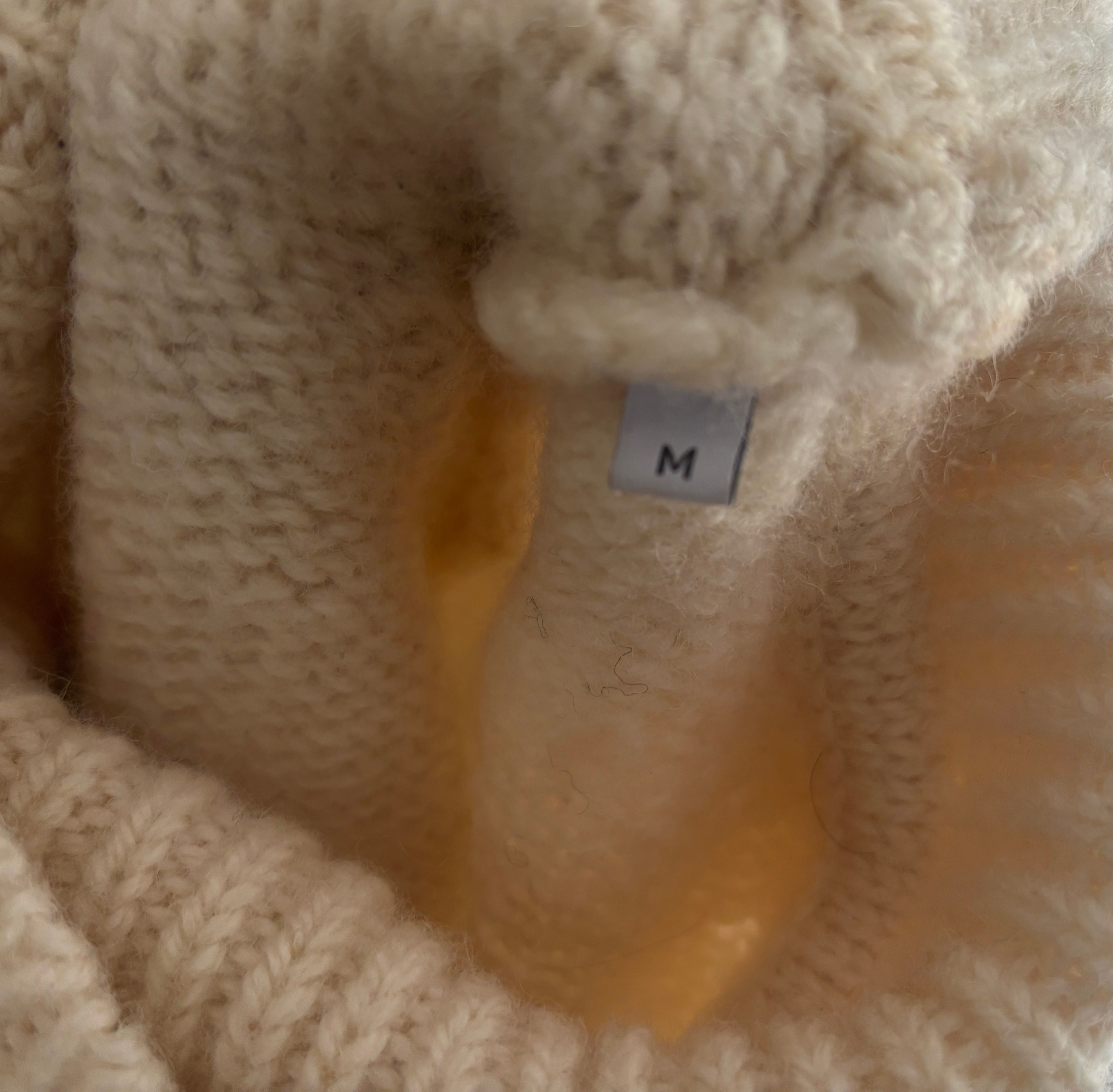 NN07 $265 Nordic Wool Fairisle Ecru Turtleneck Sweater- S/M Size US S / EU 44-46 / 1 - 11 Thumbnail