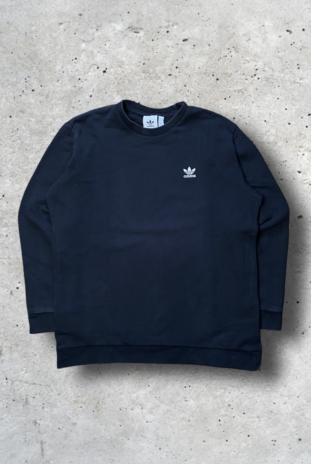 Adidas Adidas Vintage Sweater Black, Schwarz Pullover Hoodie Men‘s Size US L / EU 52-54 / 3 - 1 Thumbnail