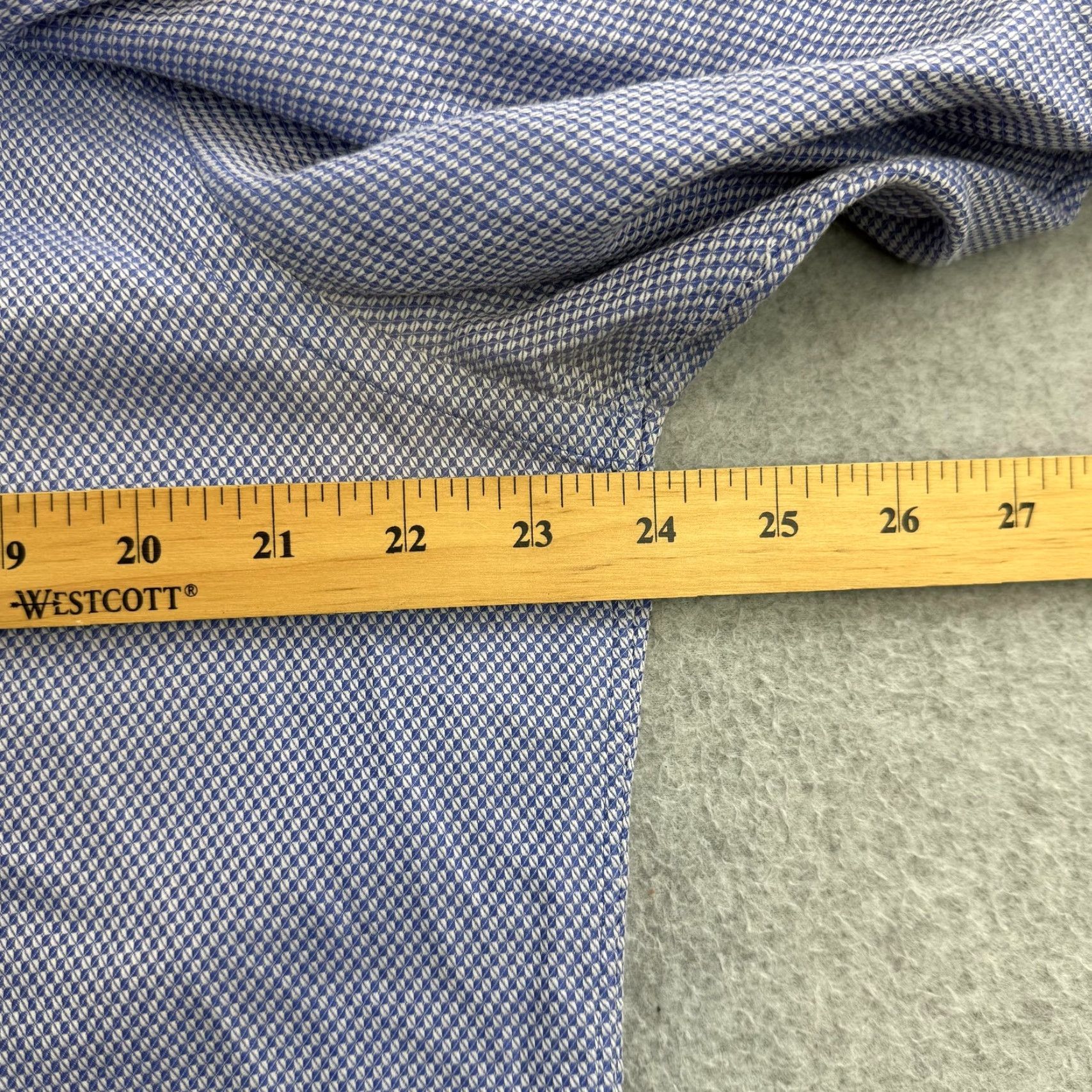 Robert Graham Robert Graham Shirt Mens Large Blue Geometric Print Long Sleeve Button Up Size US L / EU 52-54 / 3 - 2 Thumbnail