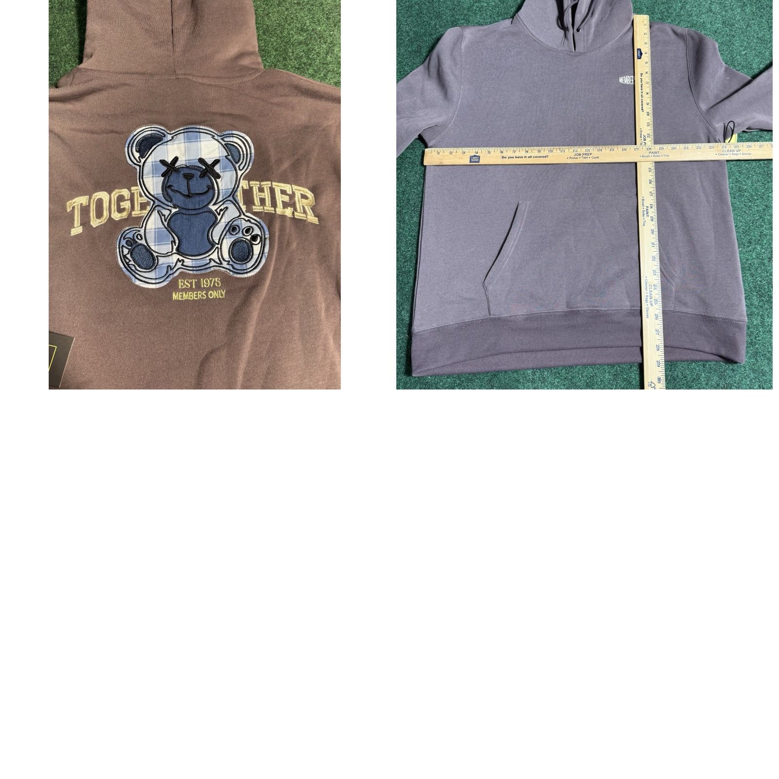 Members Only Members Only Hoodie Pullover Men XL NWT Sewn on Bear Patch Embroidered Together Emperador Color Size US XL / EU 56 / 4 - 8 Thumbnail