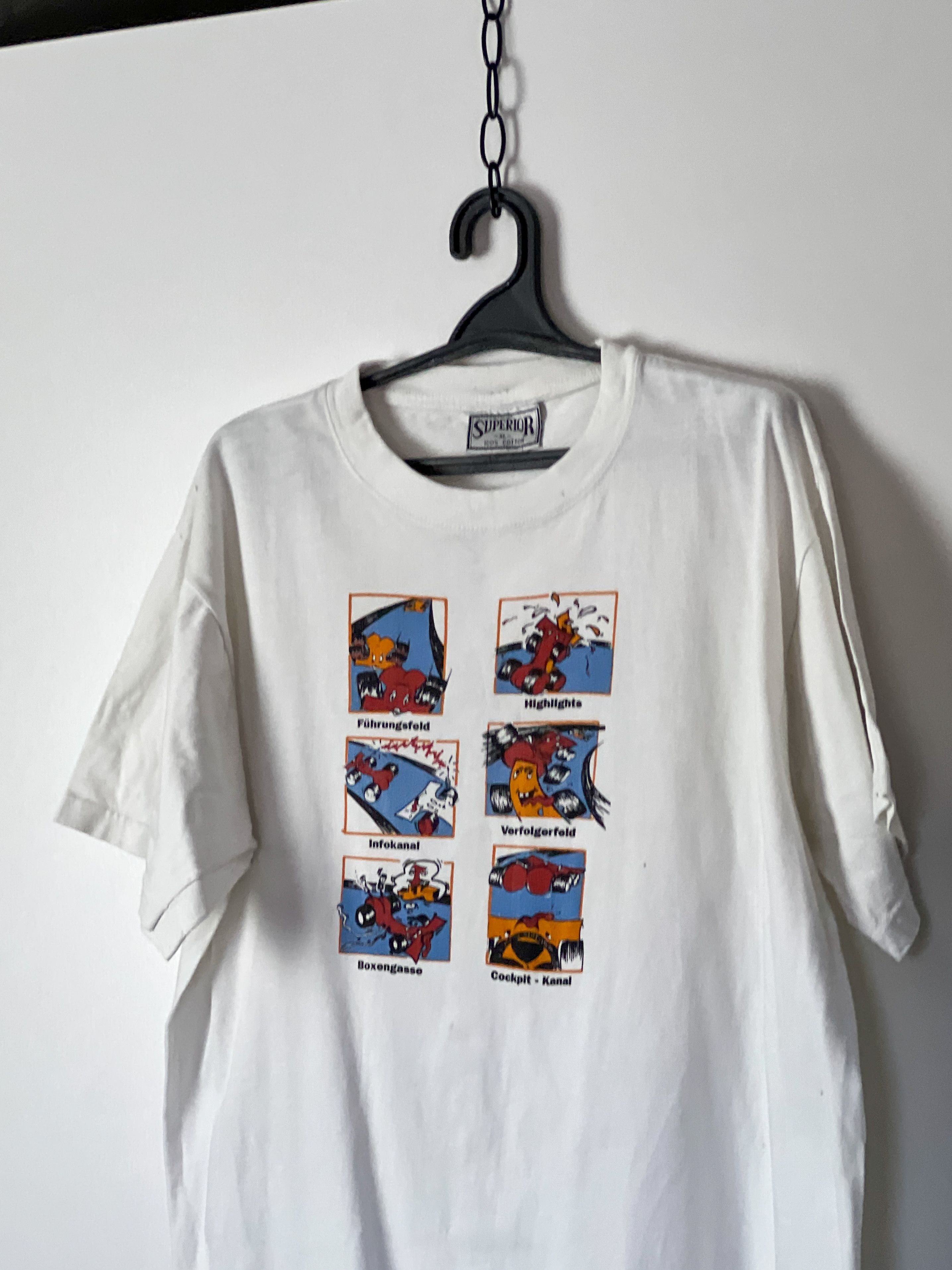 Formula 1 Superior x Premiere World – Formel1 Multichannel Vintage tee Size US XL / EU 56 / 4 - 7 Thumbnail