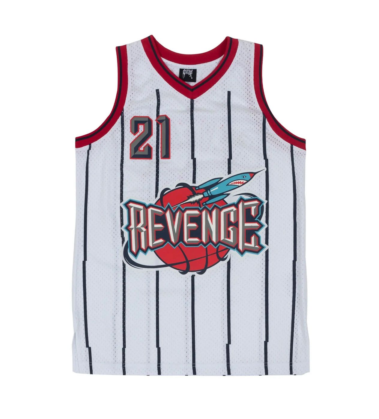 Revenge Embroidered Jersey White Size US S / EU 44-46 / 1 - 1 Thumbnail