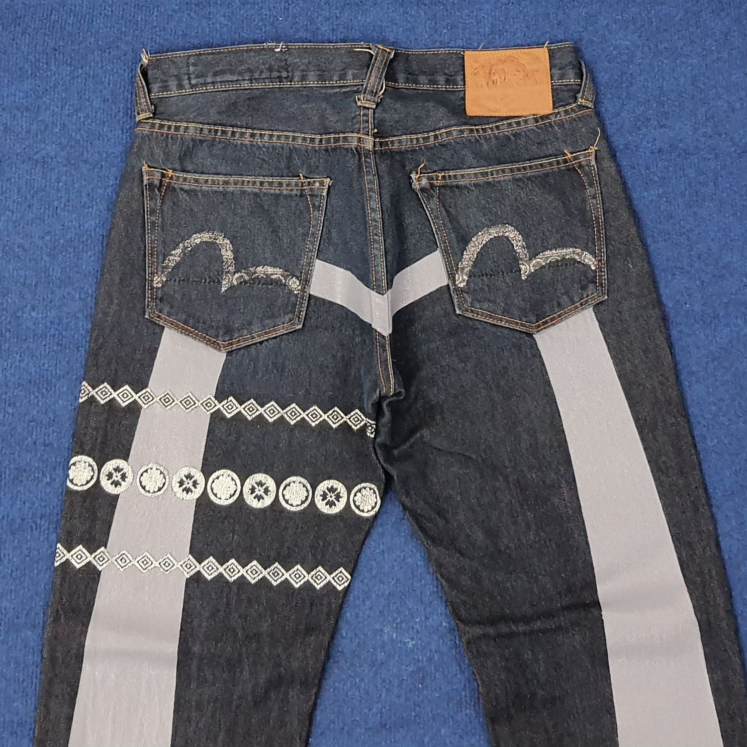 Japanese Brand Vintage Evisu Selvedge Japan Custom Daicock Jeans C244N11 Size US 32 / EU 48 - 2 Thumbnail