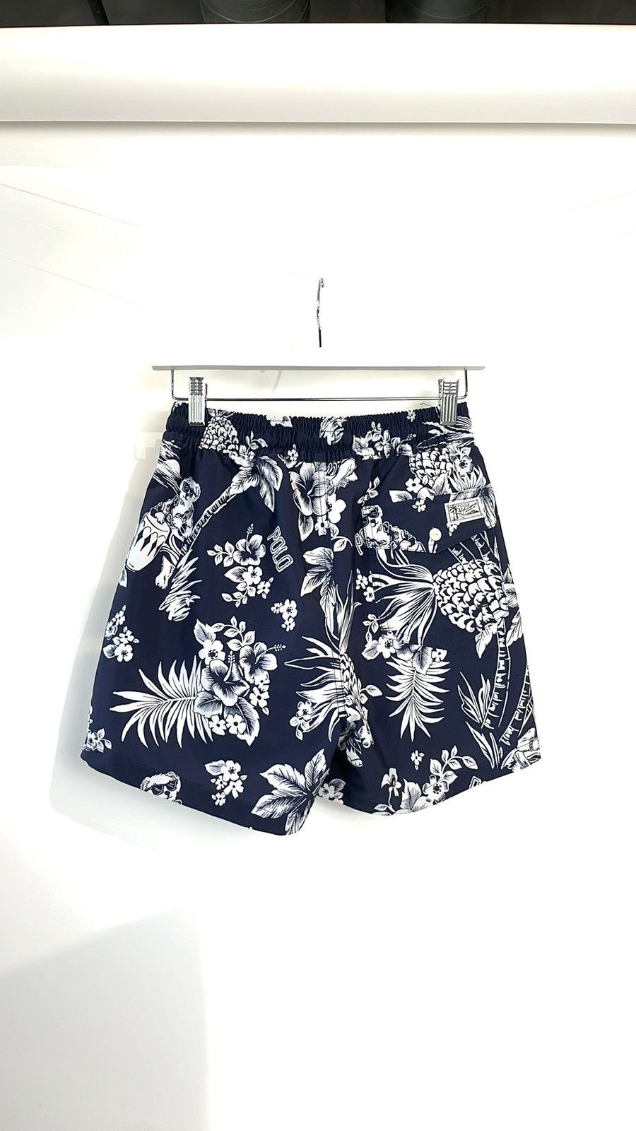 Polo Ralph Lauren Polo Ralph Lauren Blue Bear-Floral Hawaiian Swim Shorts Size US 28 / EU 44 - 2 Thumbnail