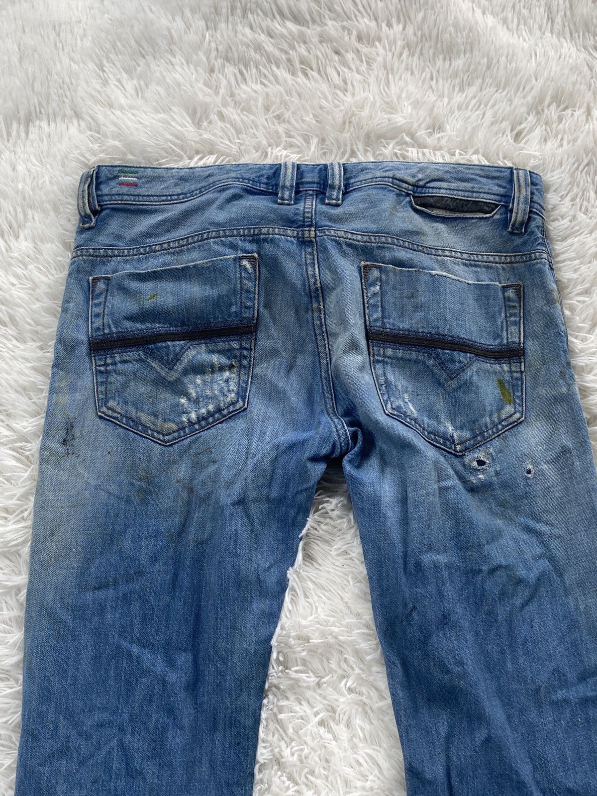 Diesel 💥BINDING NOW💥Diesel Industry Safado Rare Men’s Jeans Italy Size US 33 - 10 Thumbnail