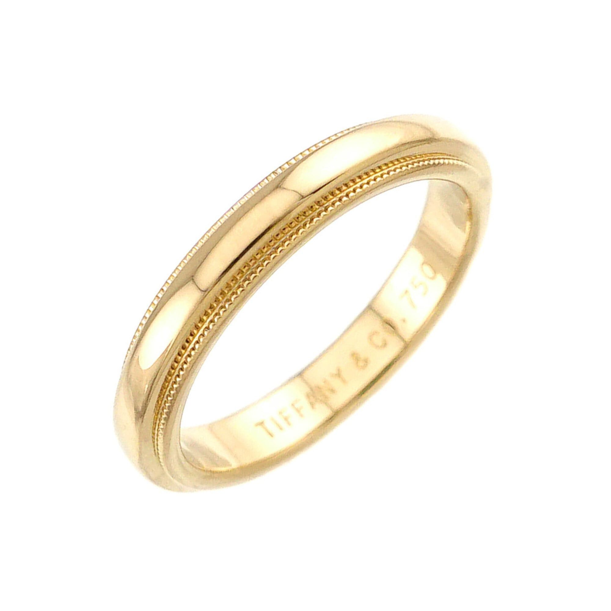 Tiffany & Co. Tiffany & Co. Milgrain Band Ring, 18K Yellow Gold (750), Together. Size ONE SIZE - 1 Thumbnail