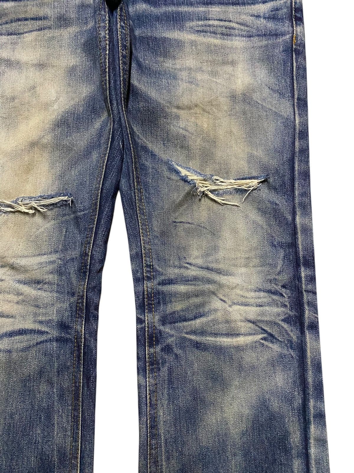 POST ARCHIVE FACTION (PAF) Denim People Republic Distressed Blue Black Size US 33 - 8 Thumbnail