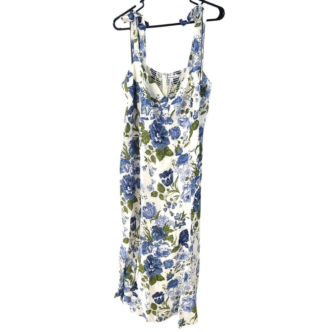 Reformation Reformation Nadira Dress in Lucca Floral Pattern - Size 18 Size XXL / US 16-18 / IT 52-54 - 1 Thumbnail