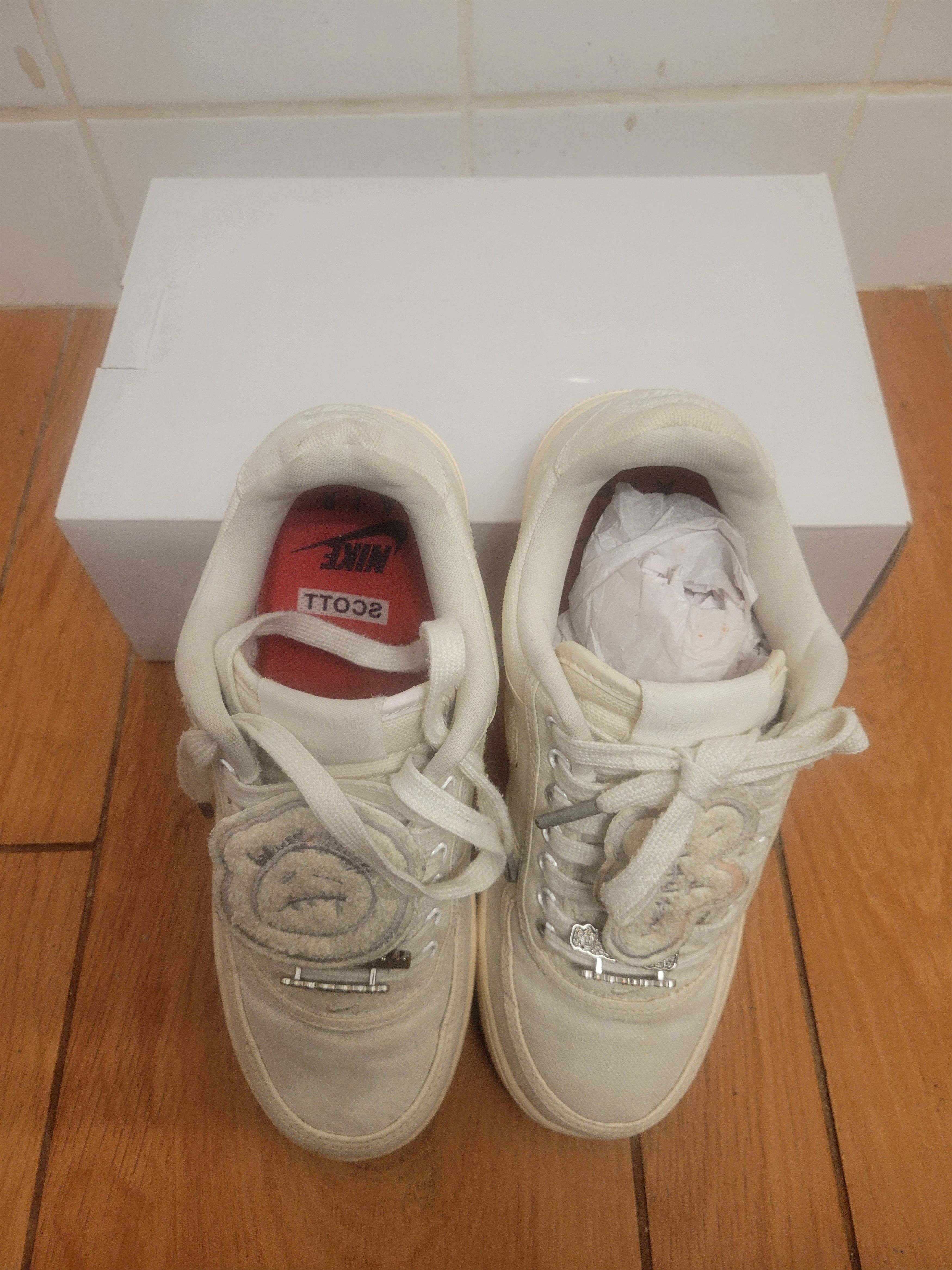 Nike × Travis Scott Nike Air Force 1 Travis Scott Sail Size US 7 / EU 40 - 6 Thumbnail
