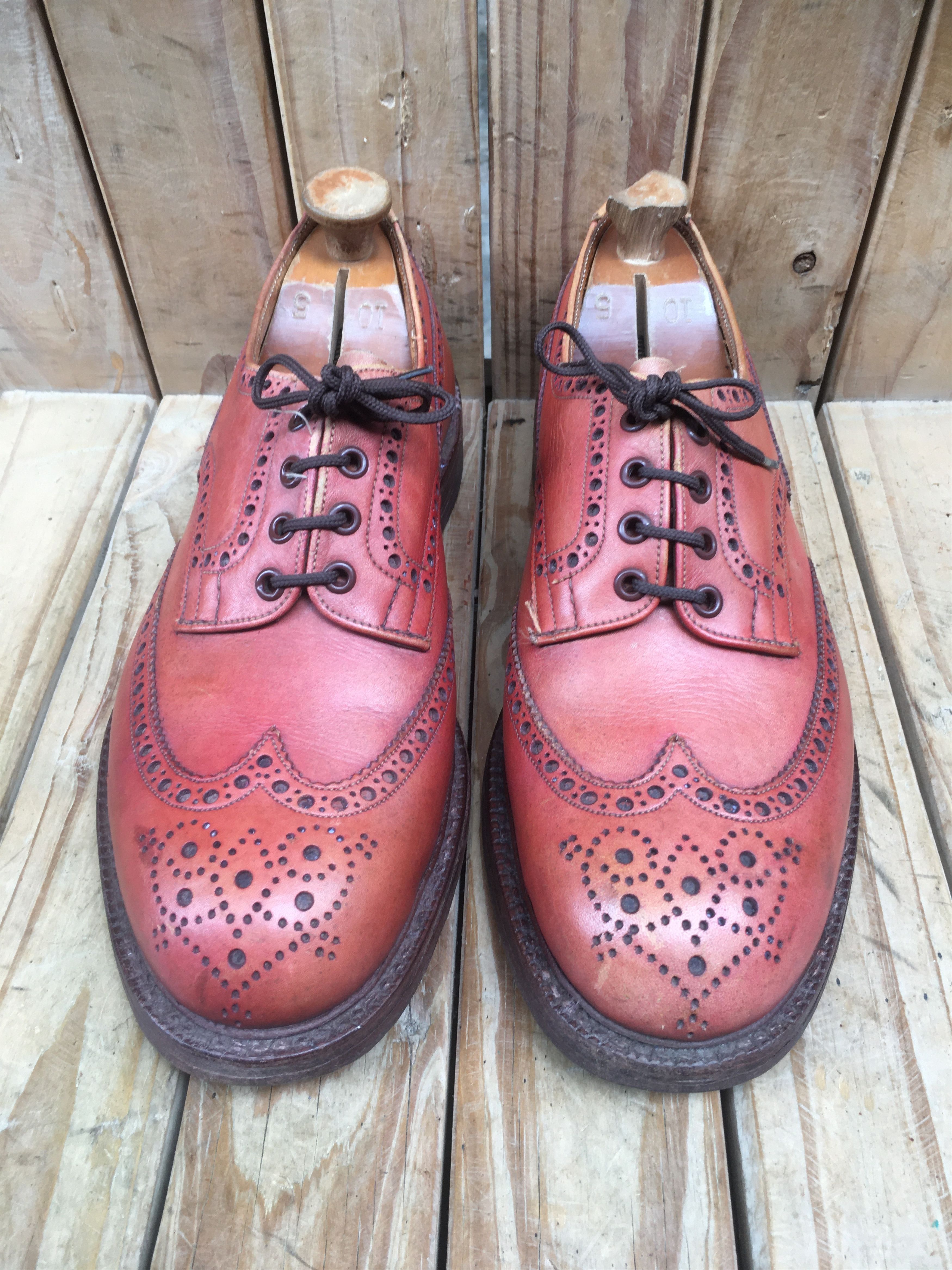 Tricker's Tricker’s bourton brown wingtip shoes UK 9.5 Size US 10.5 / EU 43-44 - 5 Thumbnail