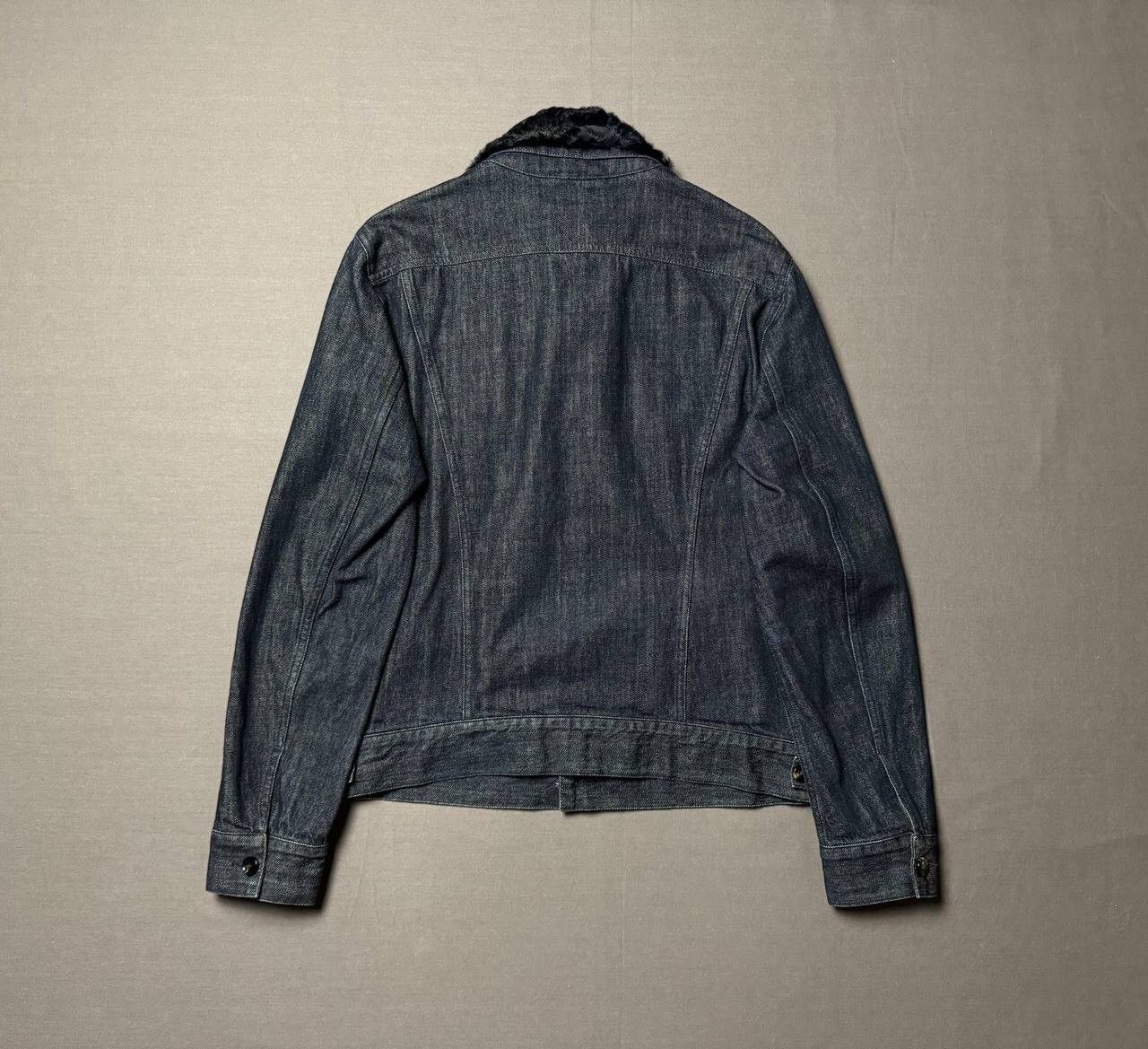 Maison Margiela AW13 Fur Denim Jacket Size US M / EU 48-50 / 2 - 2 Thumbnail