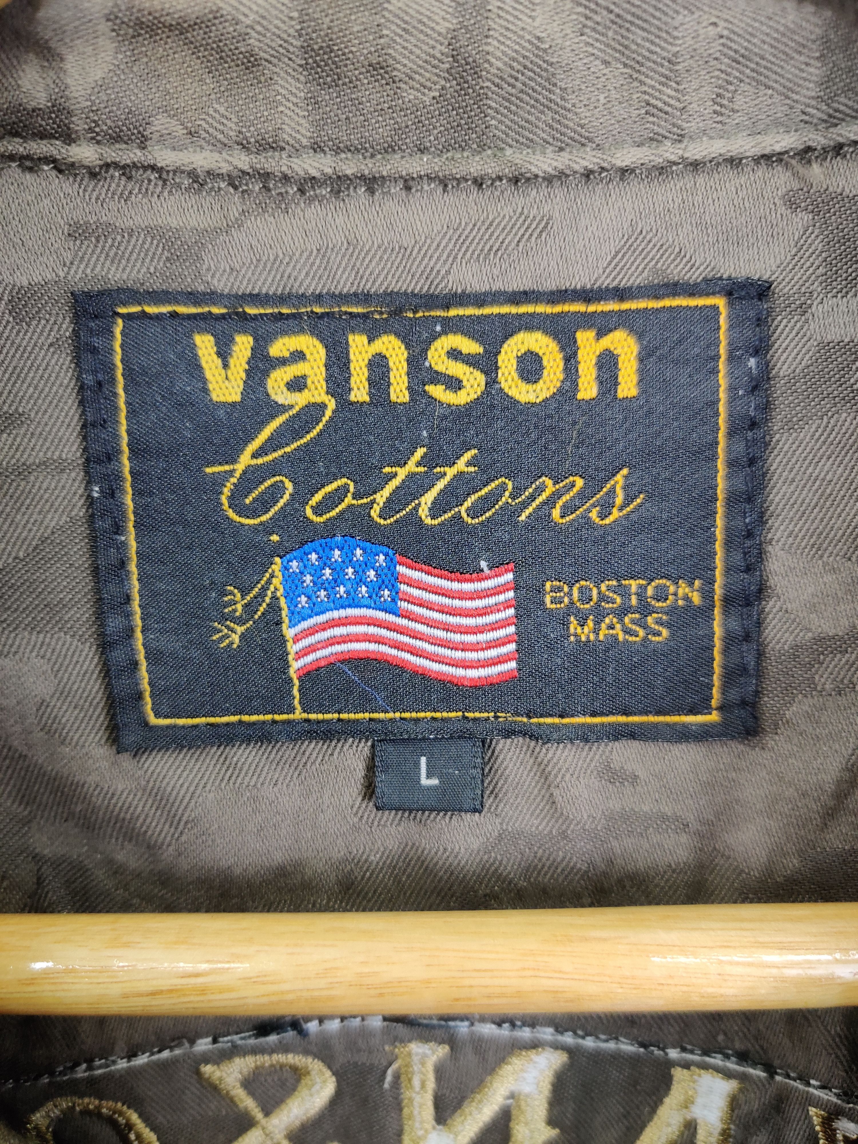 Vanson Leathers Vintage Vanson Leathers American Military Button Shirt Size US L / EU 52-54 / 3 - 11 Thumbnail