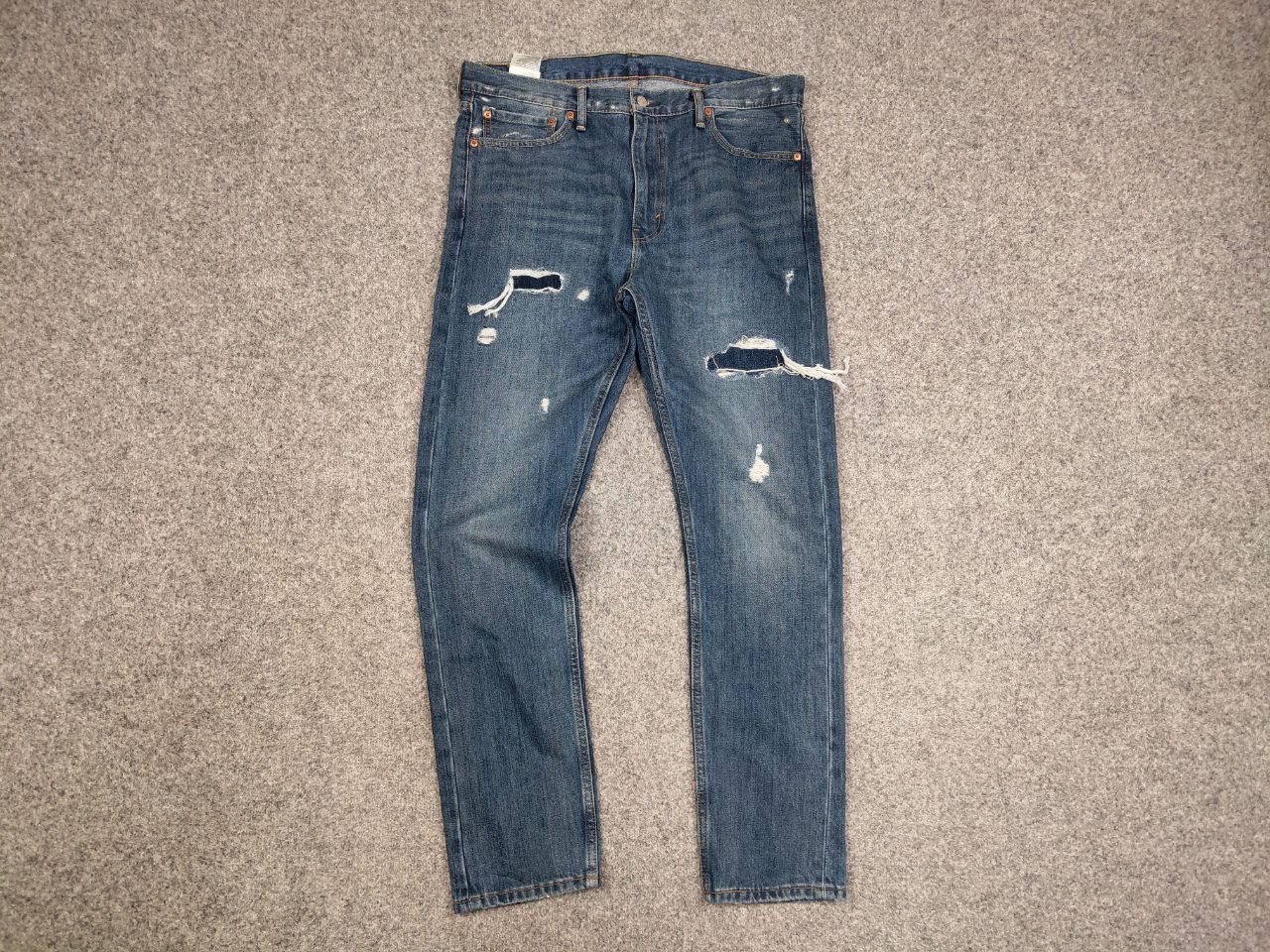 Levi's Levis 510 Distressed Denim Jeans Vintage USA Style Size US 36 / EU 52 - 7 Thumbnail