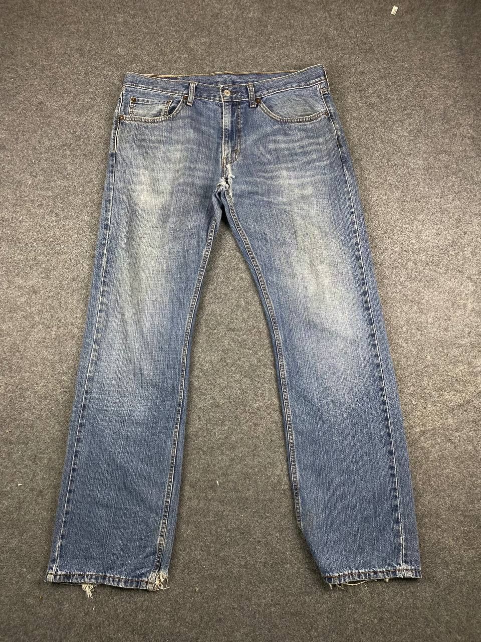 Levi's levis 559 straight leg cut distressed denim Size US 38 / EU 54 - 8 Thumbnail