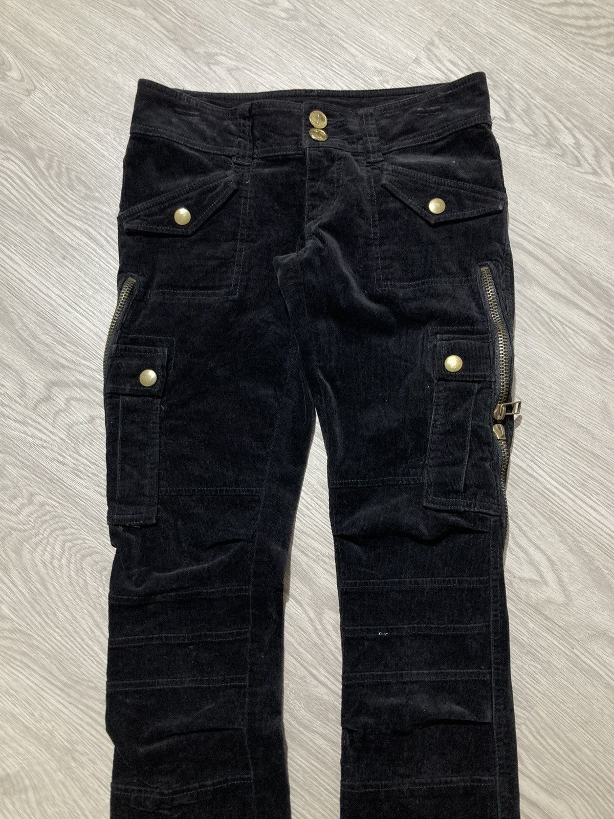 If Six Was Nine 2000s Manies Corduroy Anarchy Punk Vkei Lgb Style Pants Size US 28 / EU 44 - 9 Thumbnail