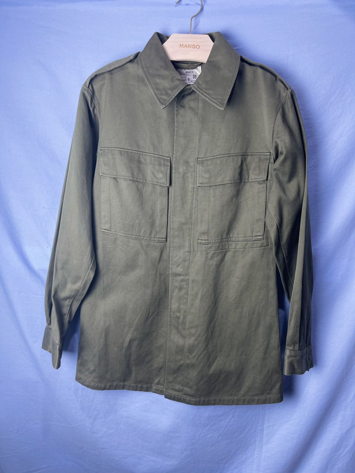 Vintage Vintage 1979 Dutch Army Nato Shirt Size US M / EU 48-50 / 2 - 1 Thumbnail