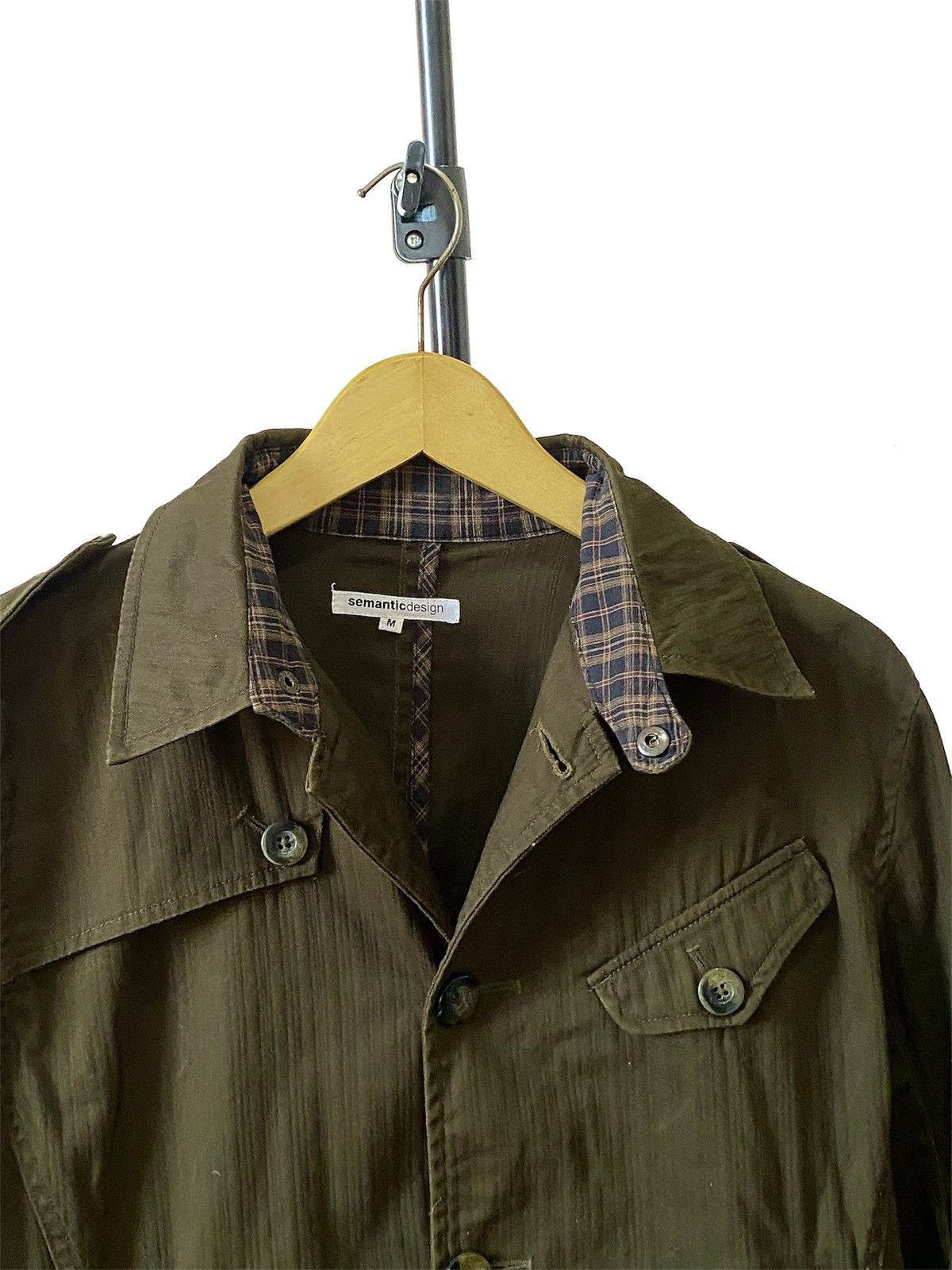 semanticdesign Rare Vintage Semantic Design Military Jacket Y2K Punk Style🔥 Size US M / EU 48-50 / 2 - 4 Thumbnail
