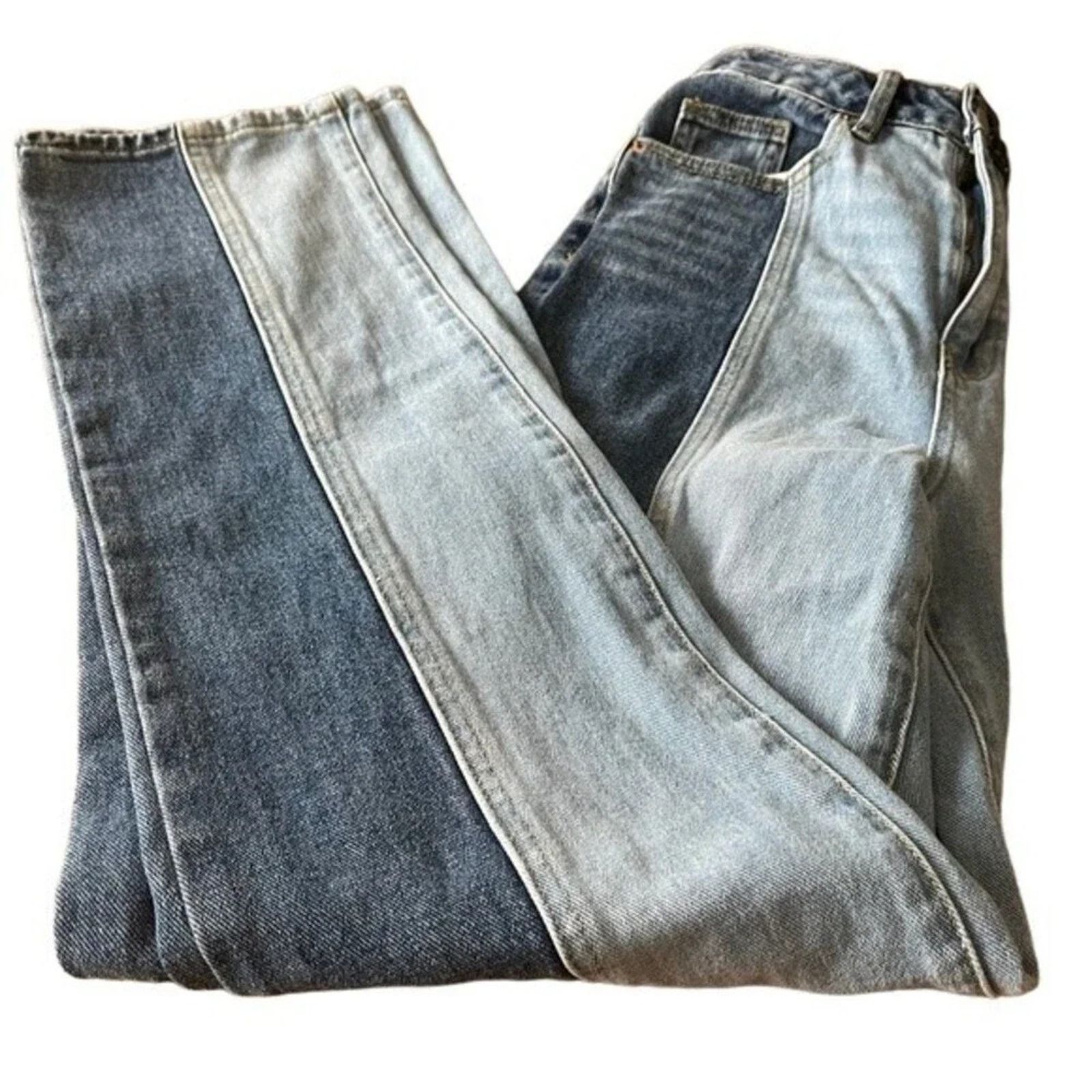 Pacsun Pacsun two tone panel high-waisted 90s Boyfriend jeans, 26. Size 26" / US 2 / IT 38 - 1 Thumbnail
