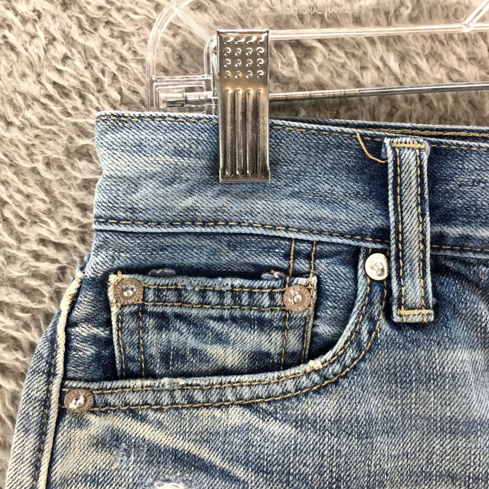 American Eagle Outfitters American Eagle Outfitters Shorts Womens 2 Blue Button Fly Mid Rise Cut-Off Denim 5-Pocket Vintage? No Size 26" / US 2 / IT 38 - 2 Thumbnail
