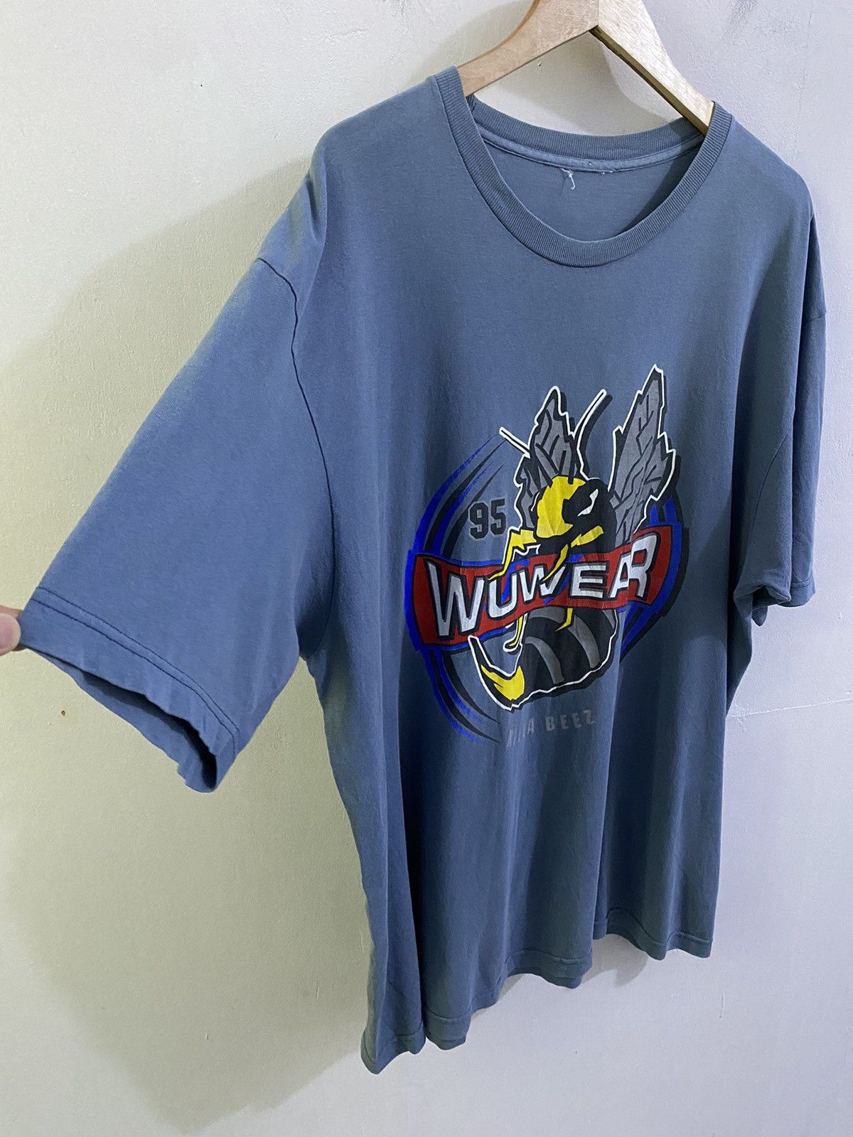 Rap Tees Vintage Rare 1995 Wu Wear Killa Beez Tee Size US XL / EU 56 / 4 - 2 Thumbnail