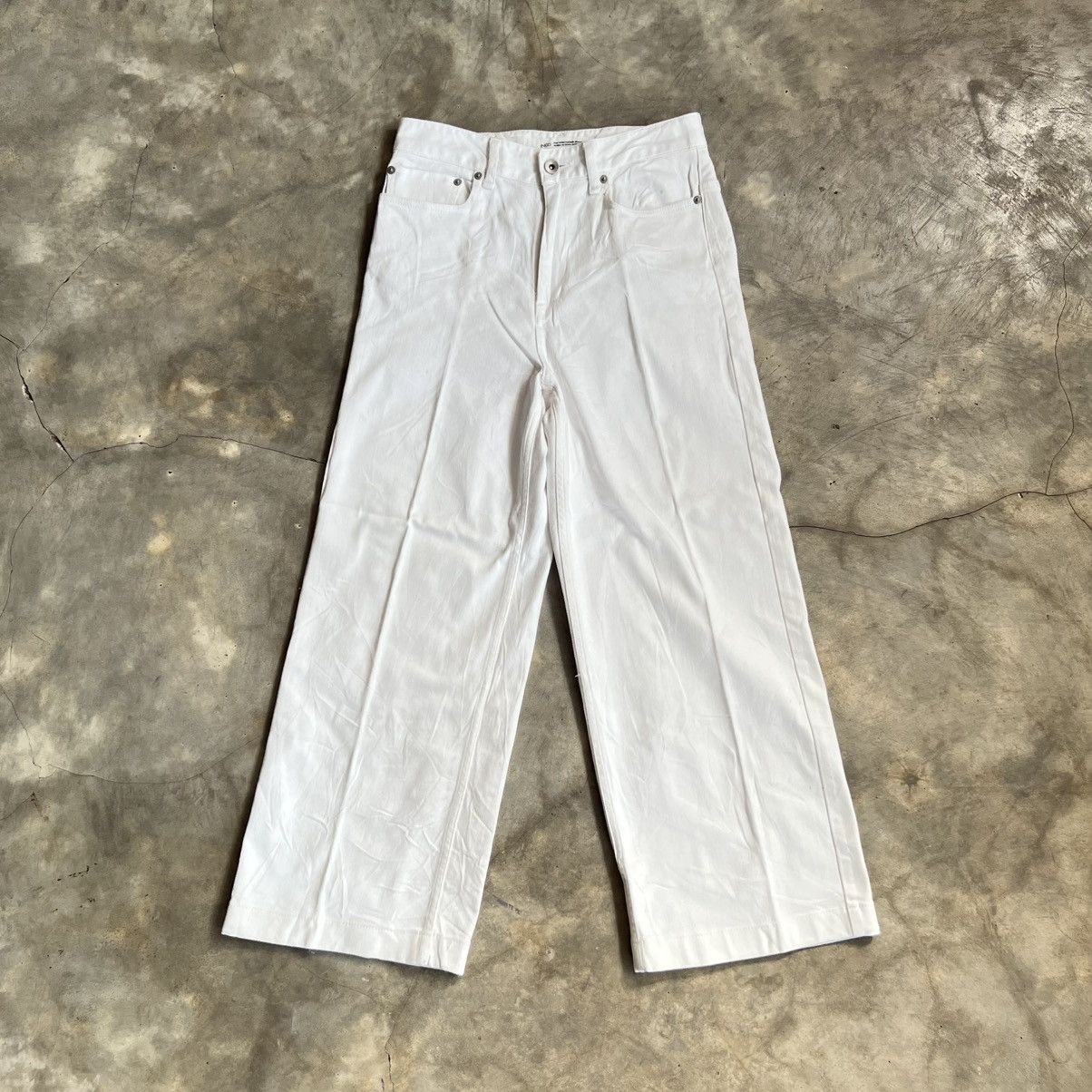 Yohji Yamamoto Ined by Yohji Yamamoto Flared Denim Pants Size 27" / US 4 / IT 40 - 1 Thumbnail