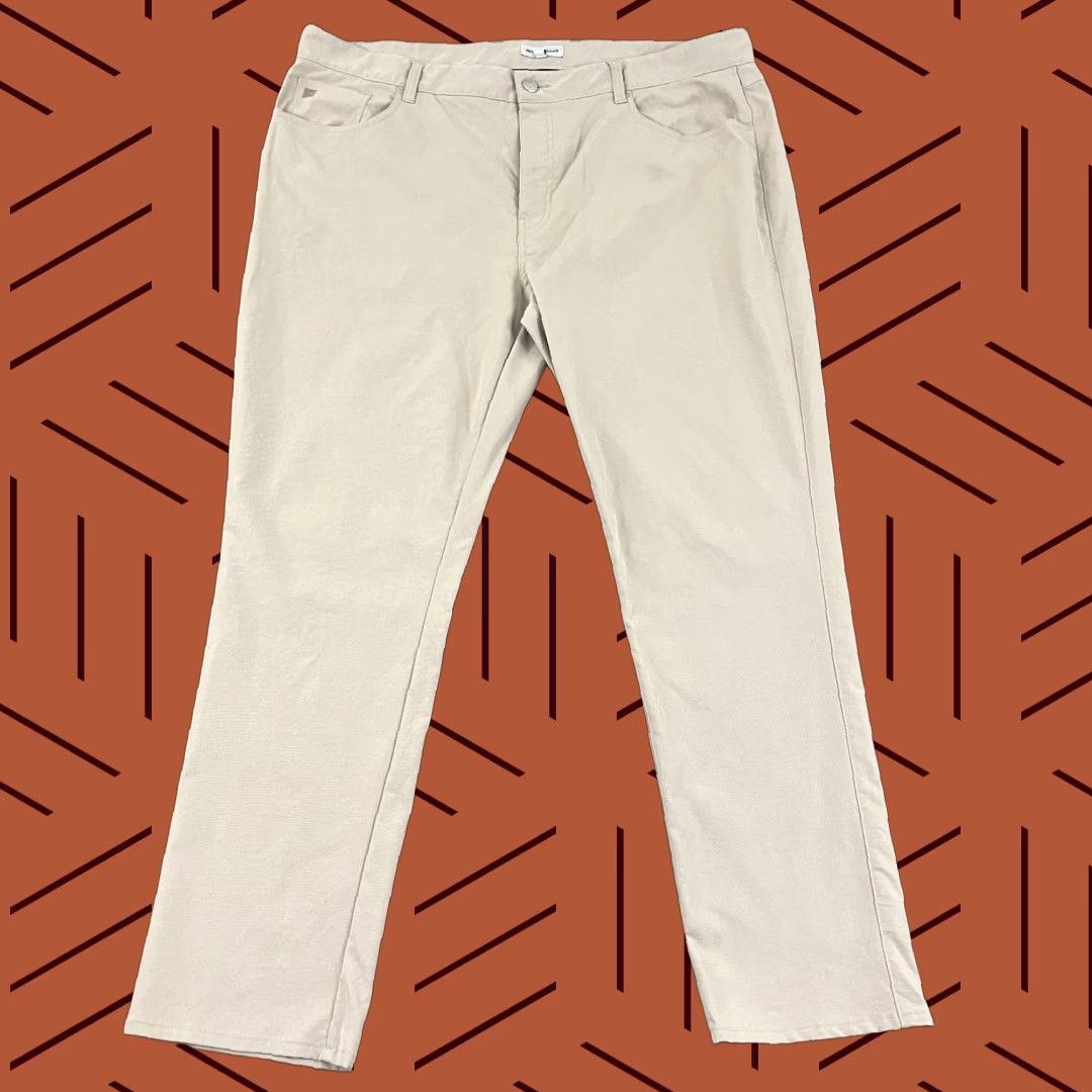 Peter Millar Peter Millar EB66 Performance Pants Men 40 x 30 Chino 5-Pocket Brown Golf Travel Size US 40 / EU 56 - 1 Thumbnail