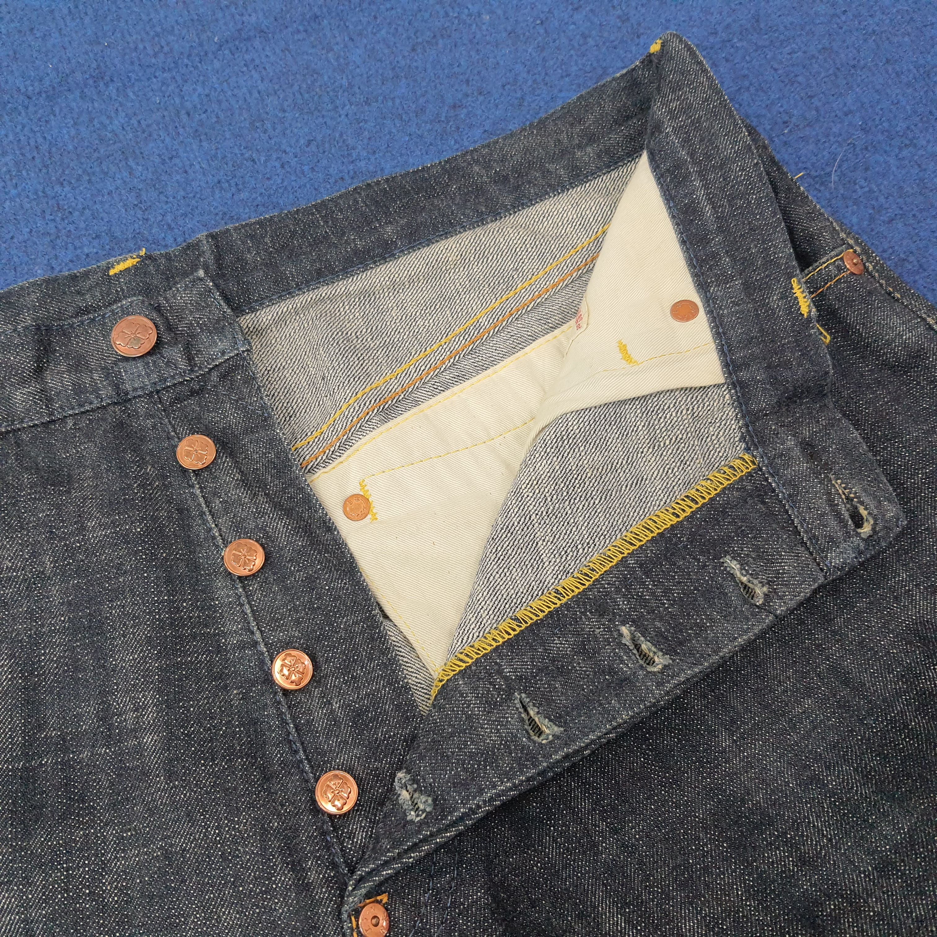 Evisu Vintage Evisu Paris Selvedge Japan Brand Jeans C258N30 Size US 37 - 6 Thumbnail