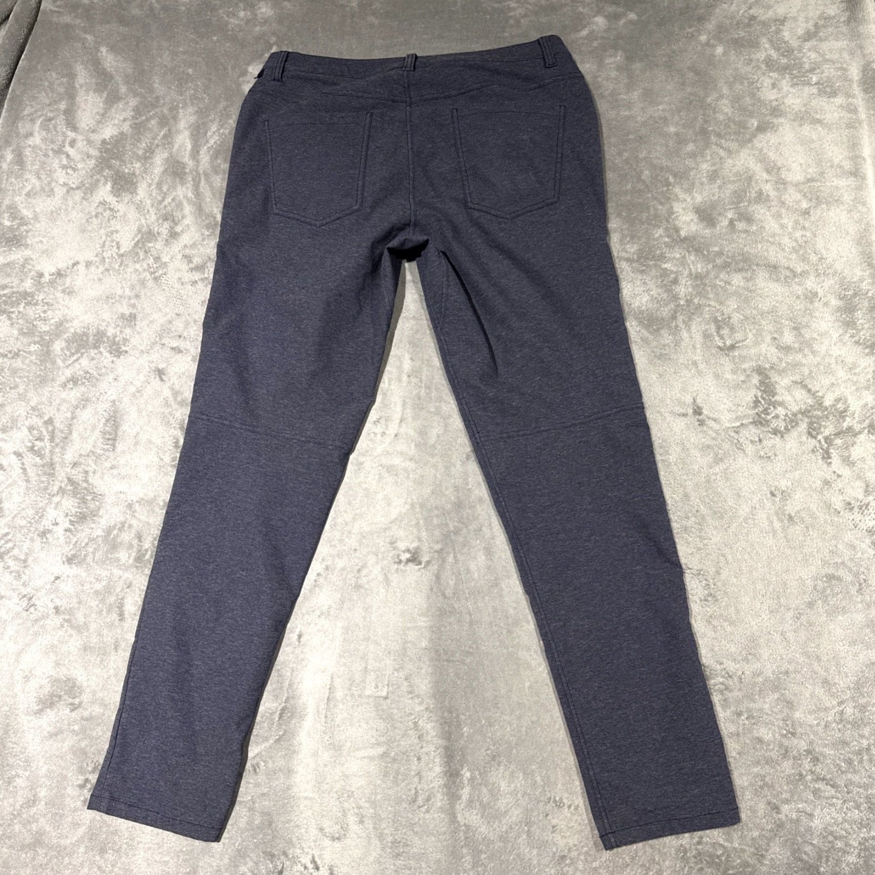 Lululemon Lululemon Pants Mens 34x32 Blue Chino Slim Fit Canvas 34 Inseam Flat Front Zip Pockets Logo Tapered Stretch Casual Size US 34 / EU 50 - 7 Thumbnail