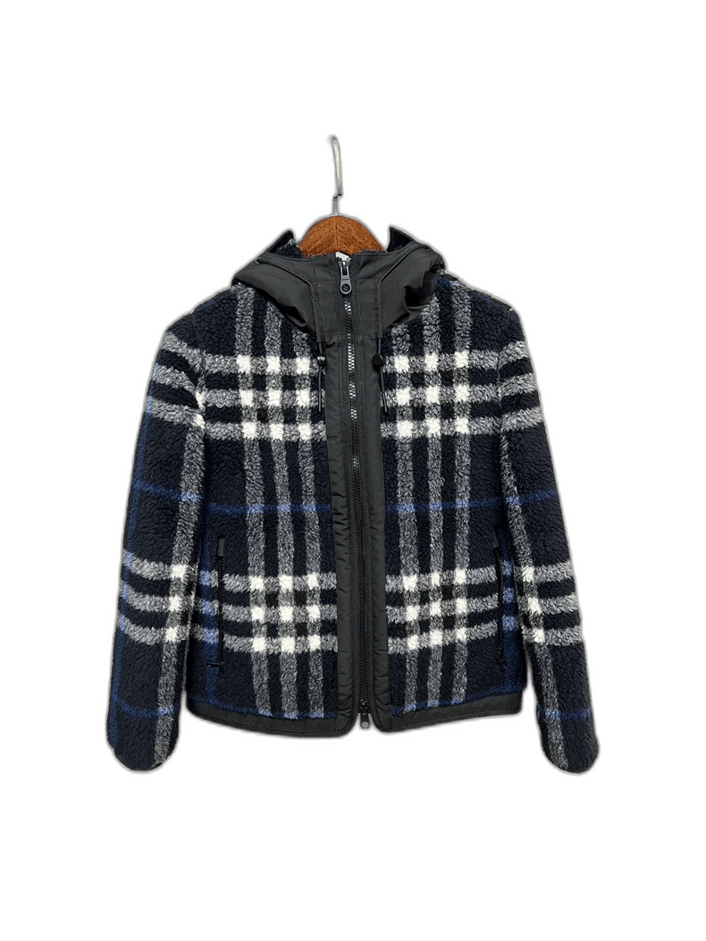 Burberry Burberry Burberry Plaid Teddy Jacket Size UK4-2507 Size US XXS / EU 40 - 1 Thumbnail