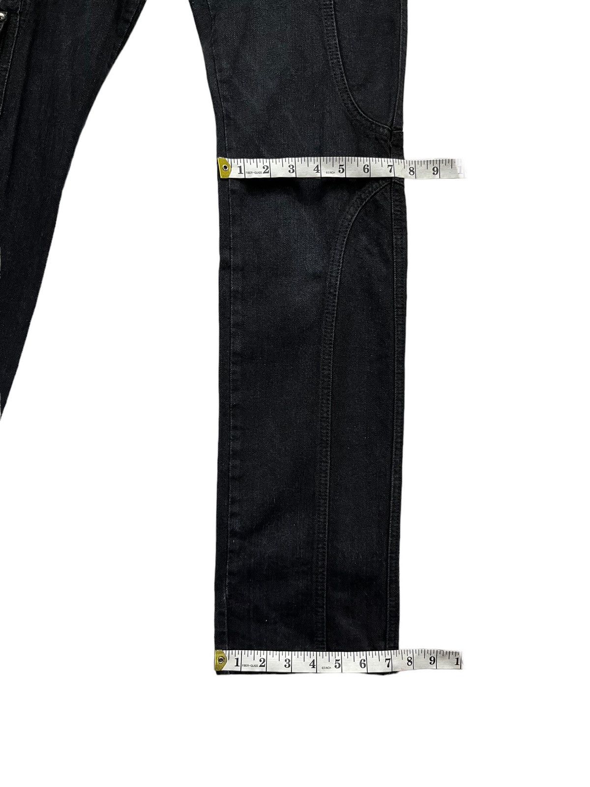 Seditionaries 🔥BERNINGS SHO Punk Bondage Multi Zipper Pocket Denim Cargo Size US 29 - 17 Thumbnail