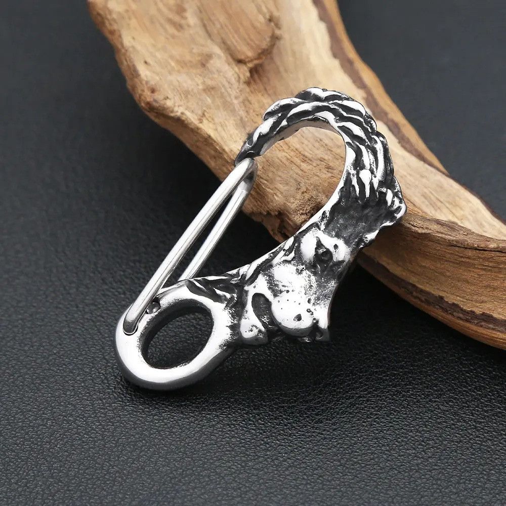 Other Stainless Steel Lion Head Keychain Size ONE SIZE - 2 Thumbnail