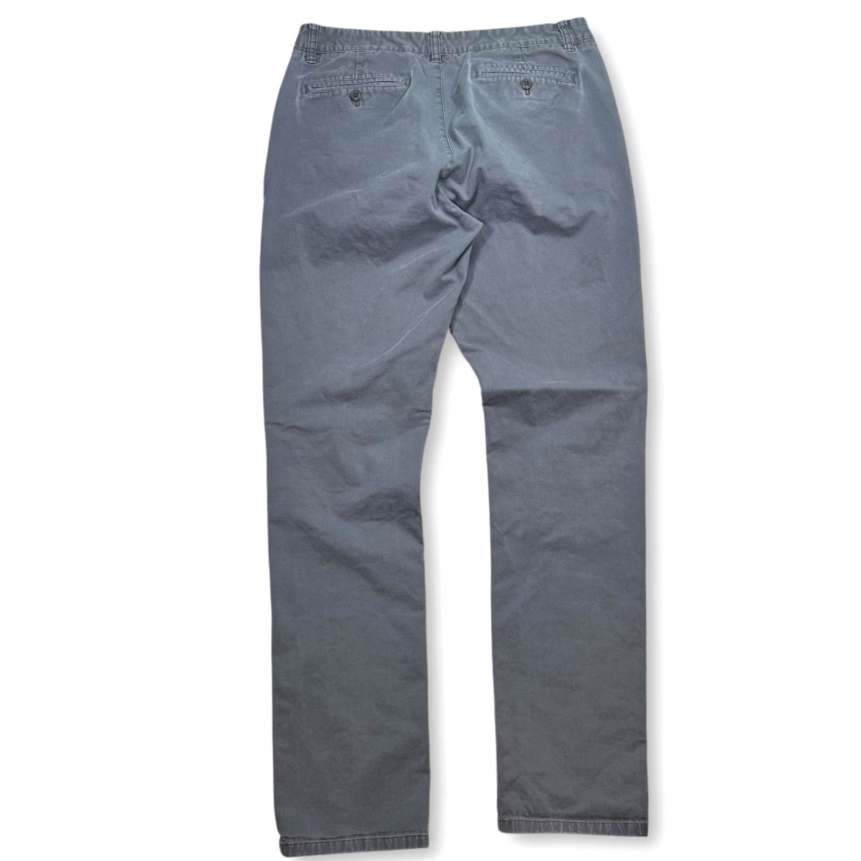 Bonobos Bonobos Gray Slim Tailored Chinos Pants Casual Everyday Mens 33X34 Size US 33 - 2 Thumbnail