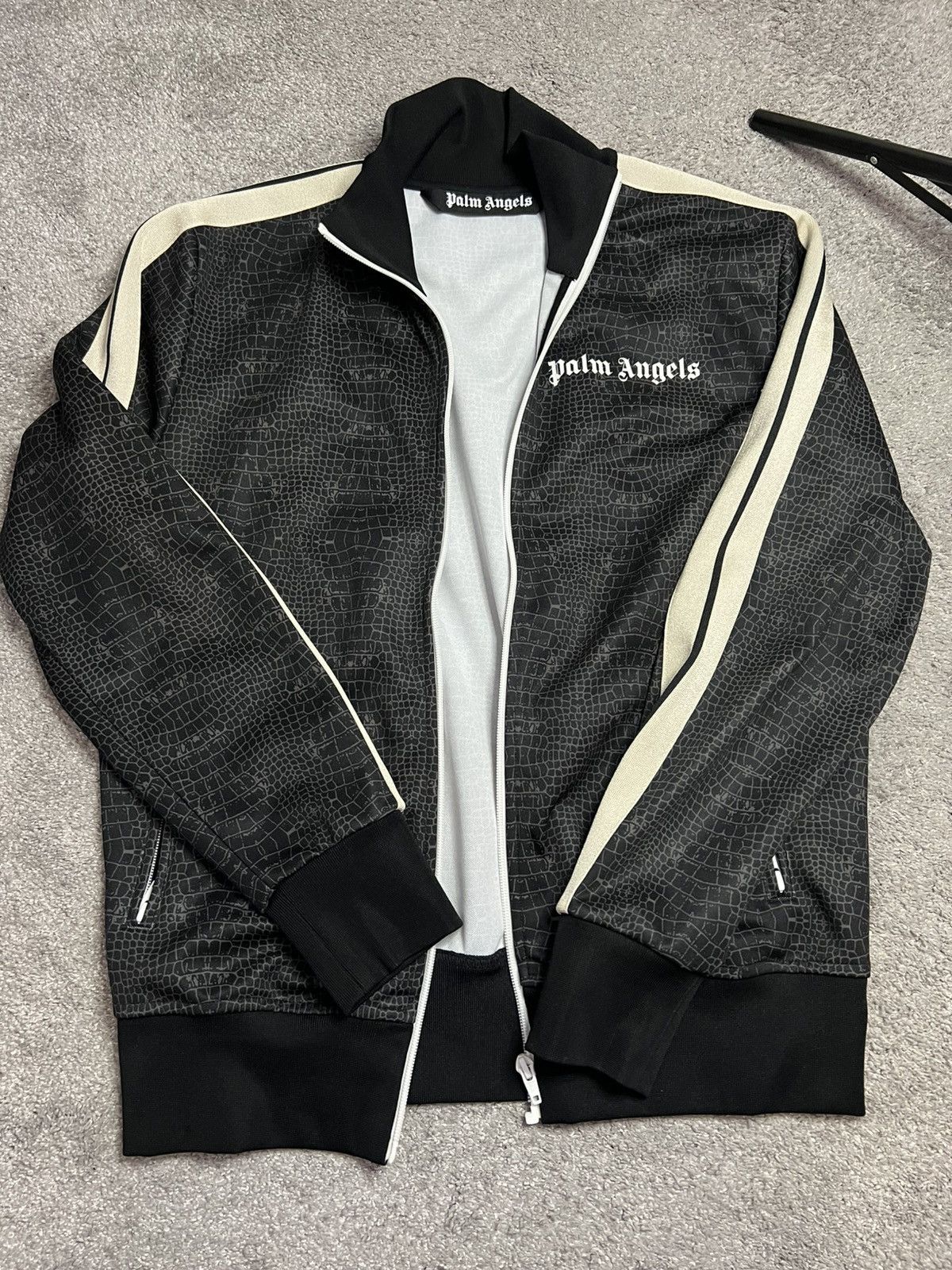 Palm Angels Palm Angels Crocodile Print Track Jacket Size US M / EU 48-50 / 2 - 1 Thumbnail