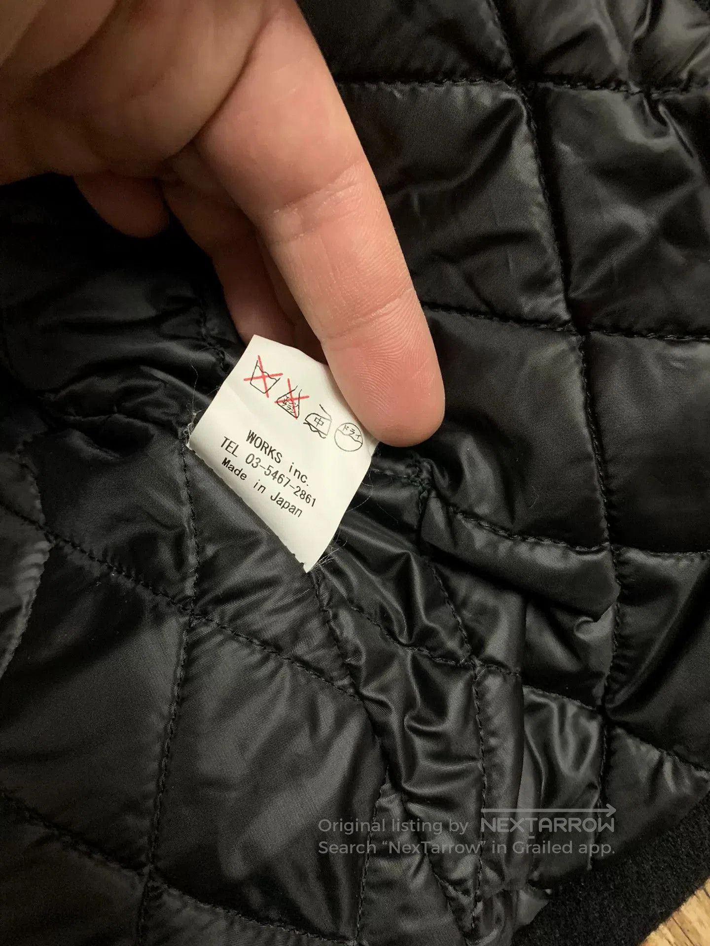 Iron Heart black wool baseball jacket by iron heart. Size US M / EU 48-50 / 2 - 6 Thumbnail