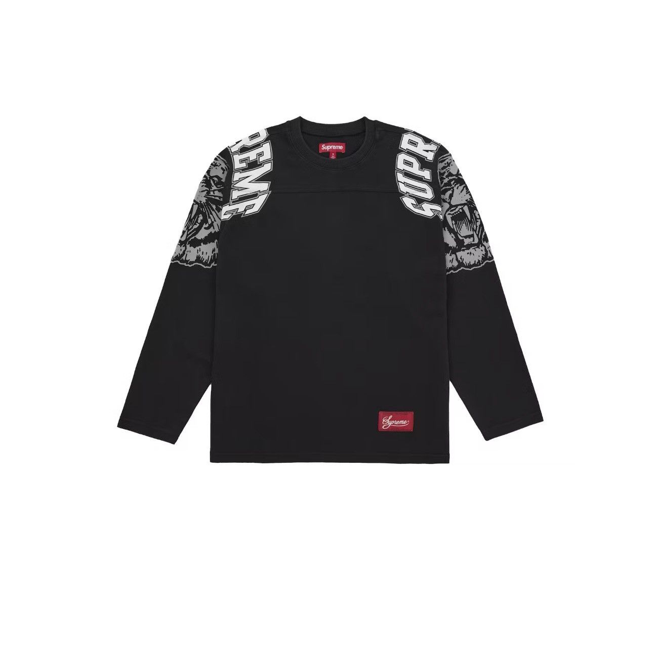 Supreme Size Medium Black Supreme®/Number Nine Raglan L/S Top