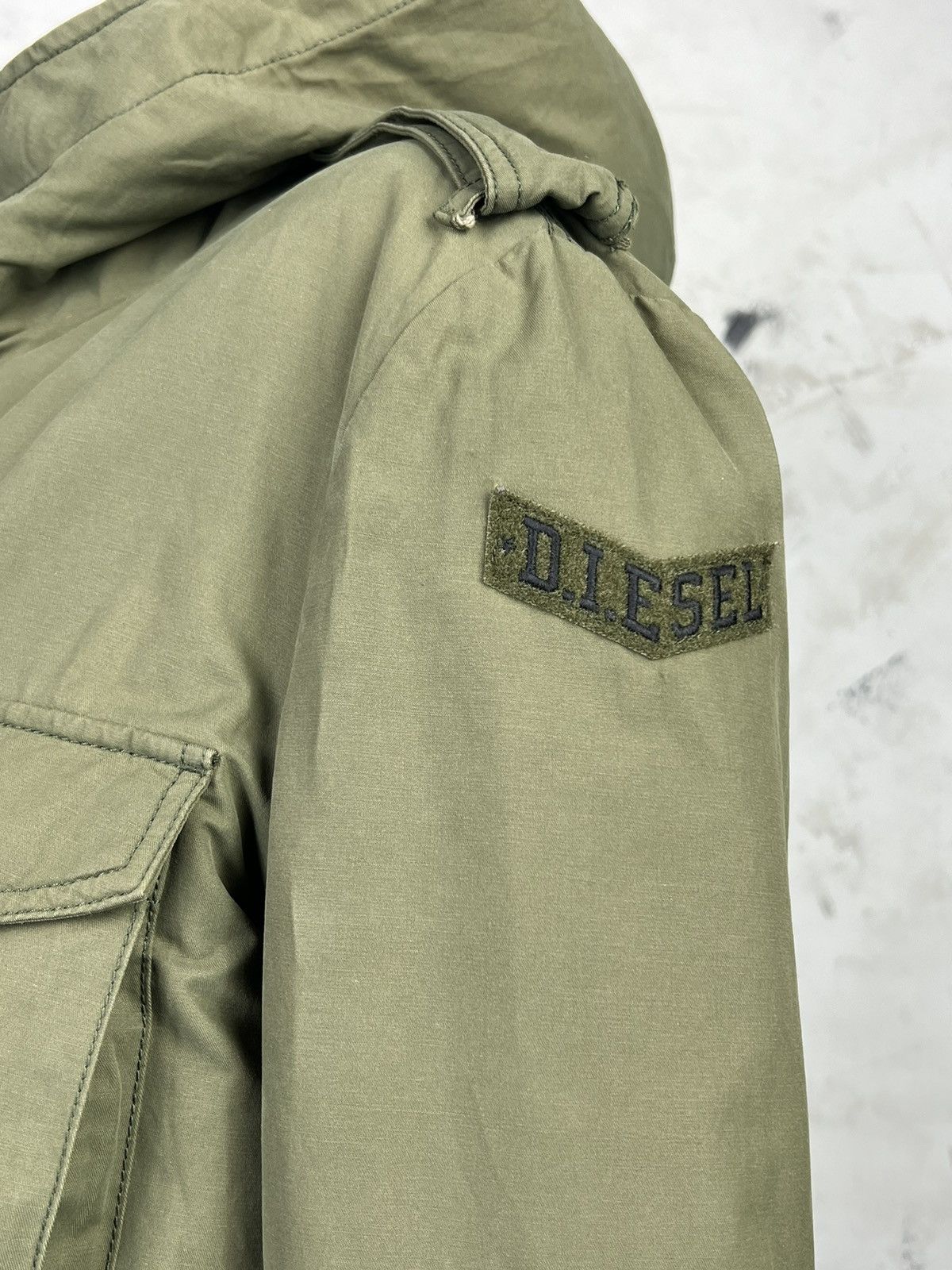 Diesel Vintage Diesel Hooded Parka Jacket Size M - L Size L / US 10 / IT 46 - 8 Thumbnail